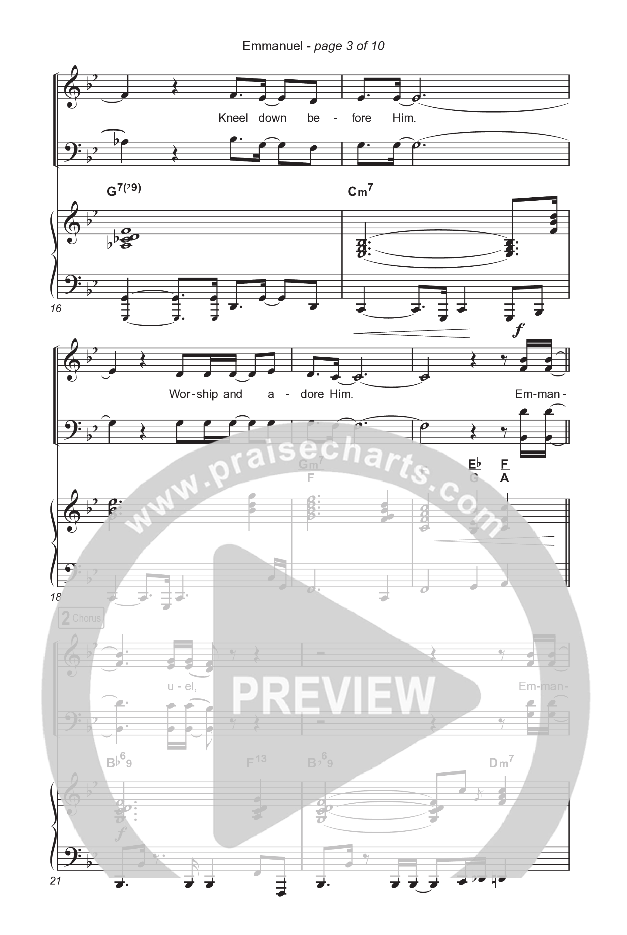 Emmanuel (Sing It Now) Octavo (SATB & Pno) (Norman Hutchins / Arr. Luke Gambill)