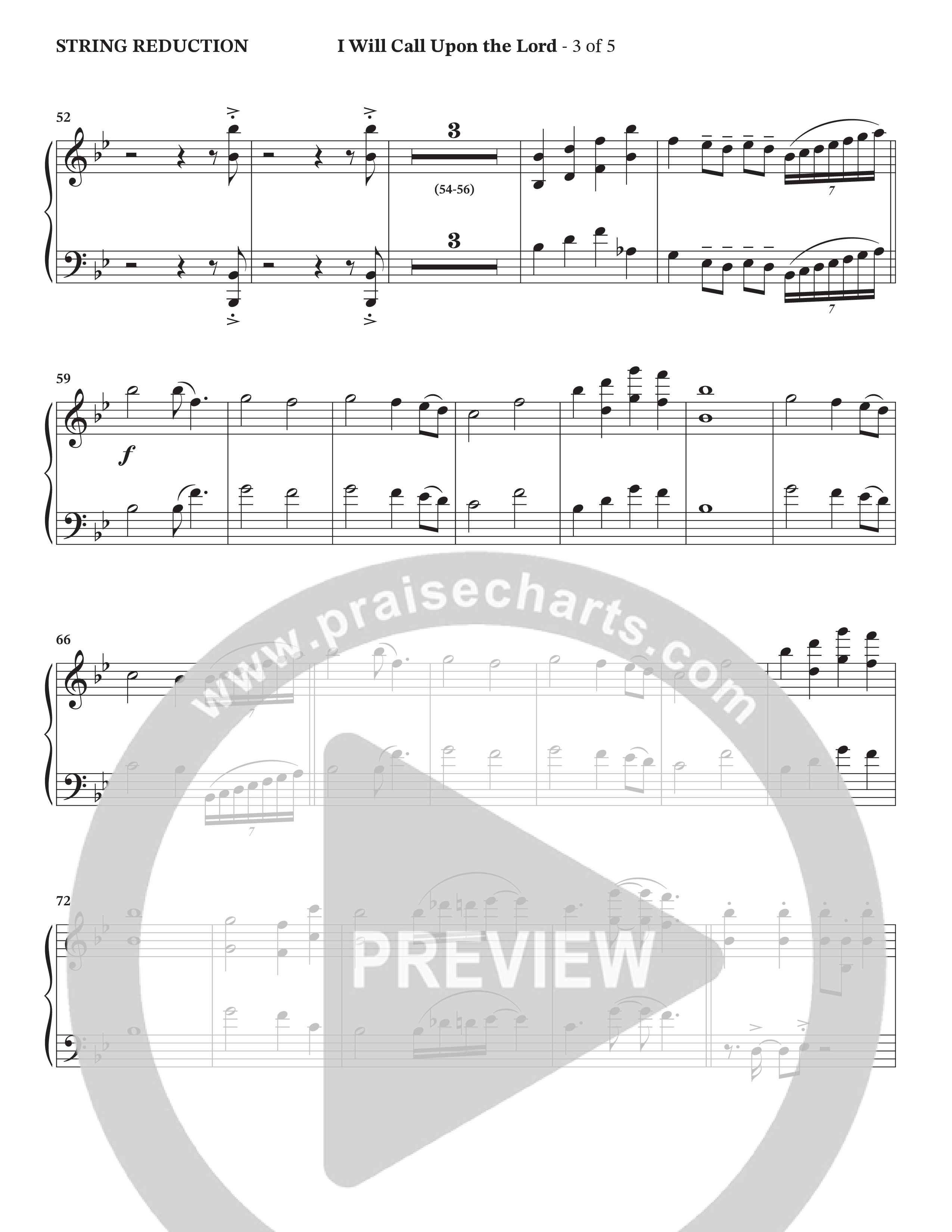 I Will Call Upon The Lord (Choral Anthem SATB) String Reduction (StowTown Worship / TaRanda Greene)