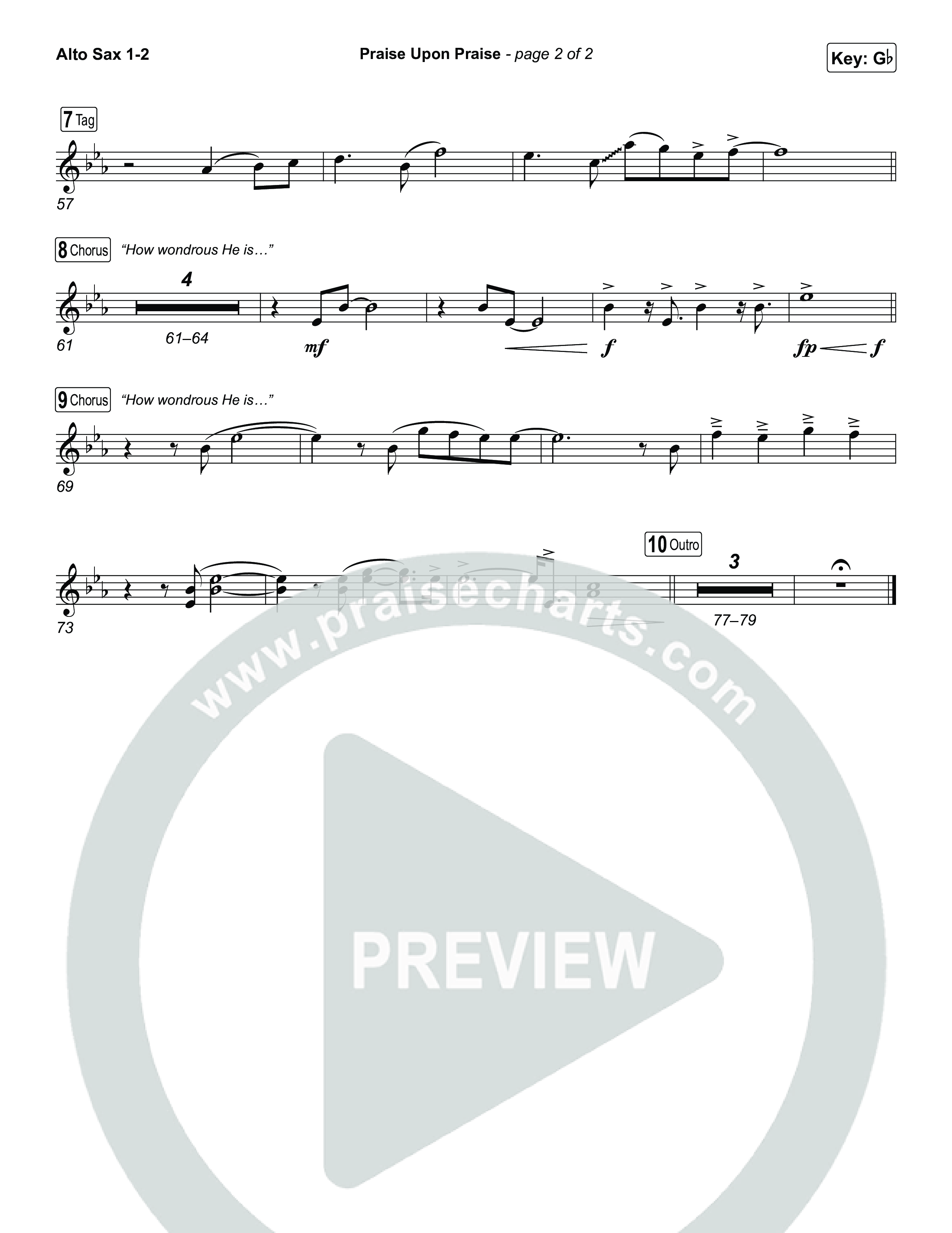 Praise Upon Praise Sax Pack (Shane & Shane)