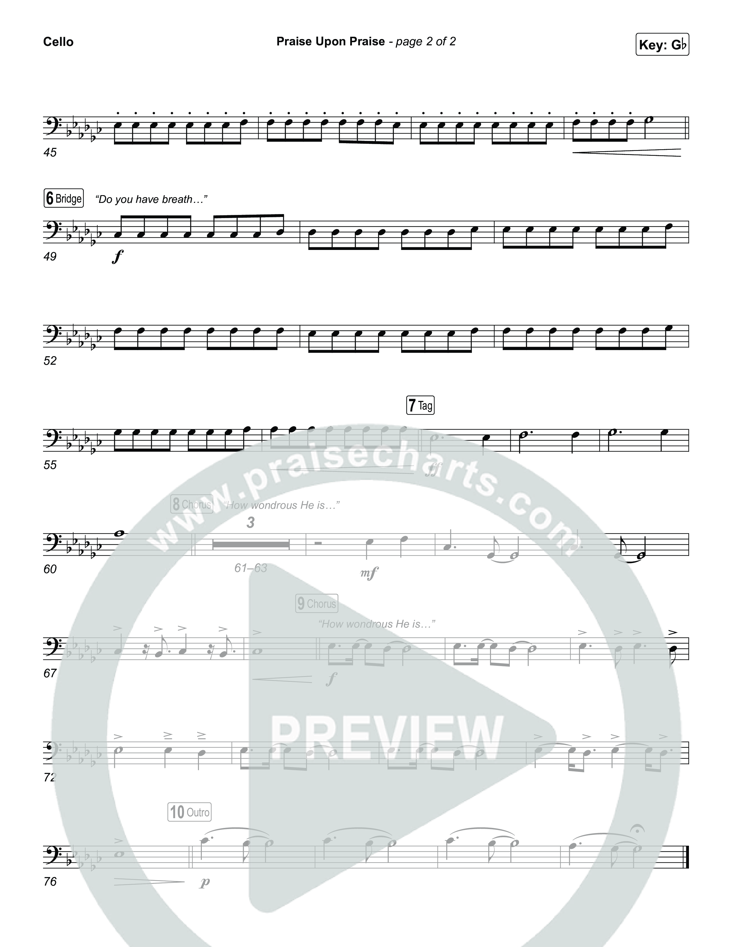 Praise Upon Praise Cello (Shane & Shane)