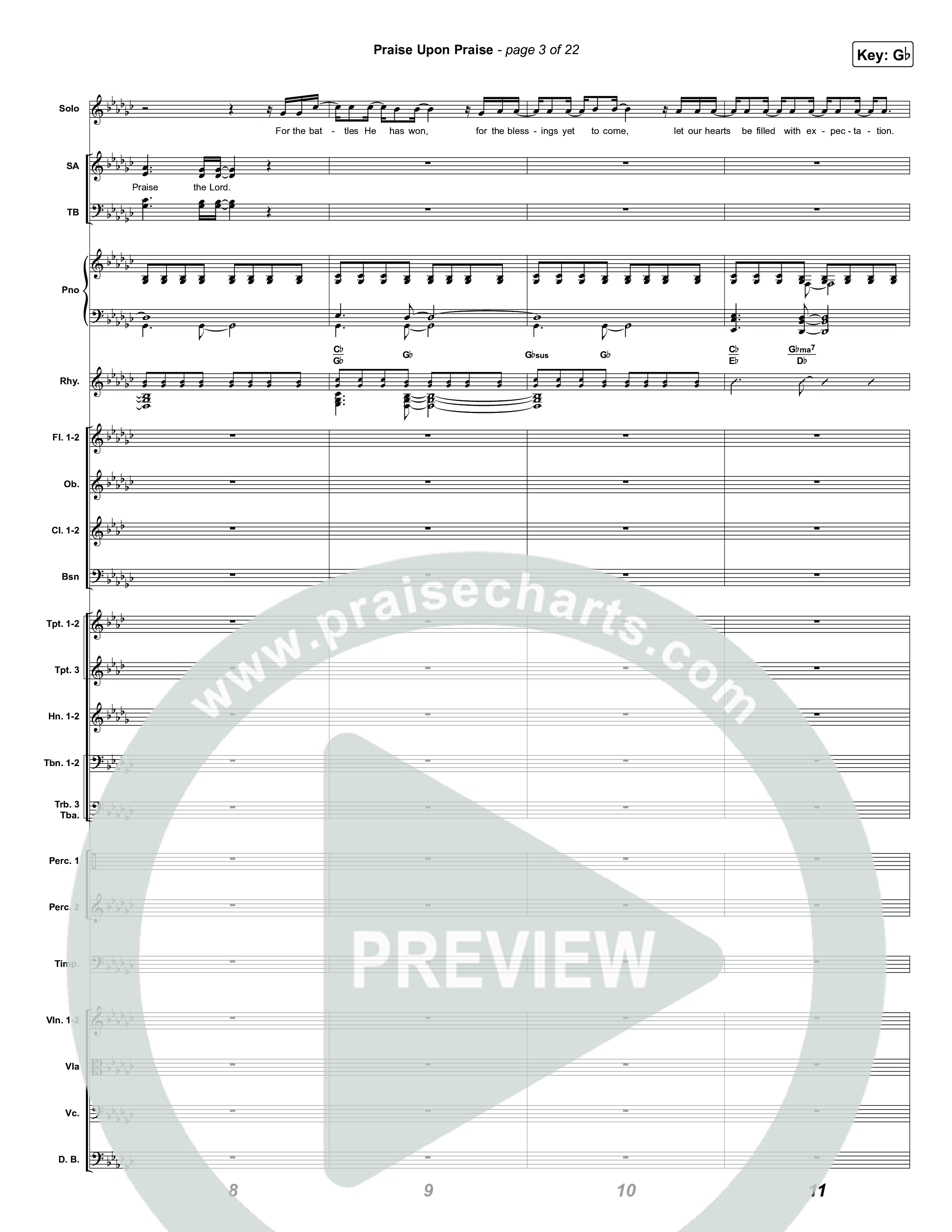 Praise Upon Praise Orchestration (Shane & Shane)