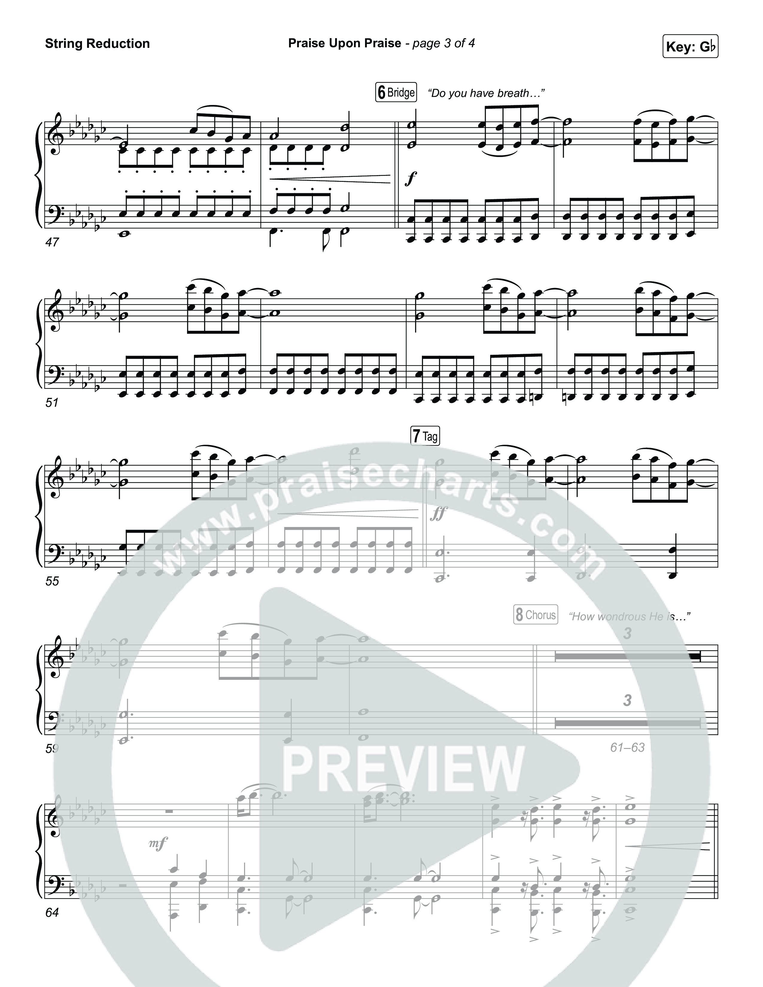 Praise Upon Praise String Reduction (Shane & Shane)