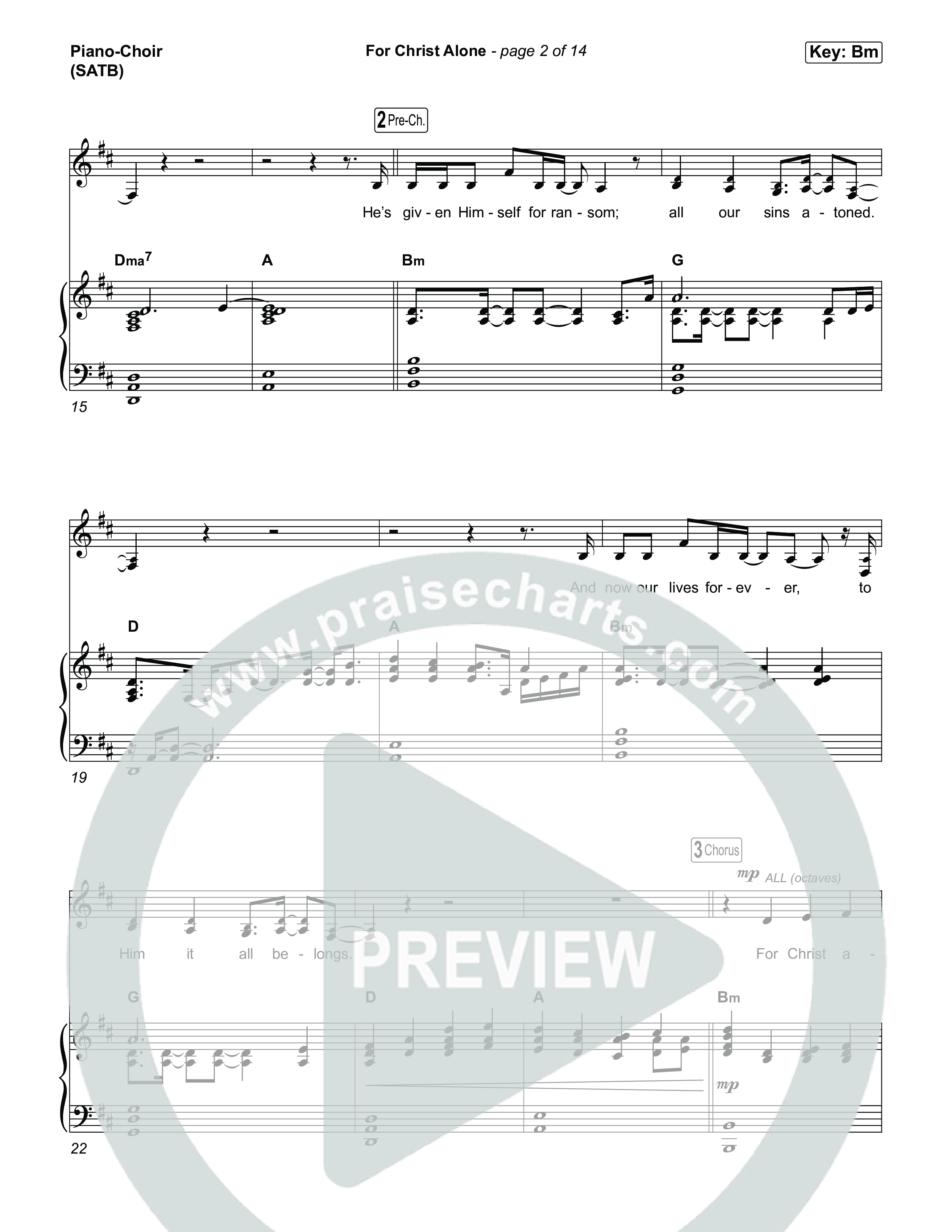 For Christ Alone Piano/Vocal Pack (All Christ Worship / Jeremy Robinson)