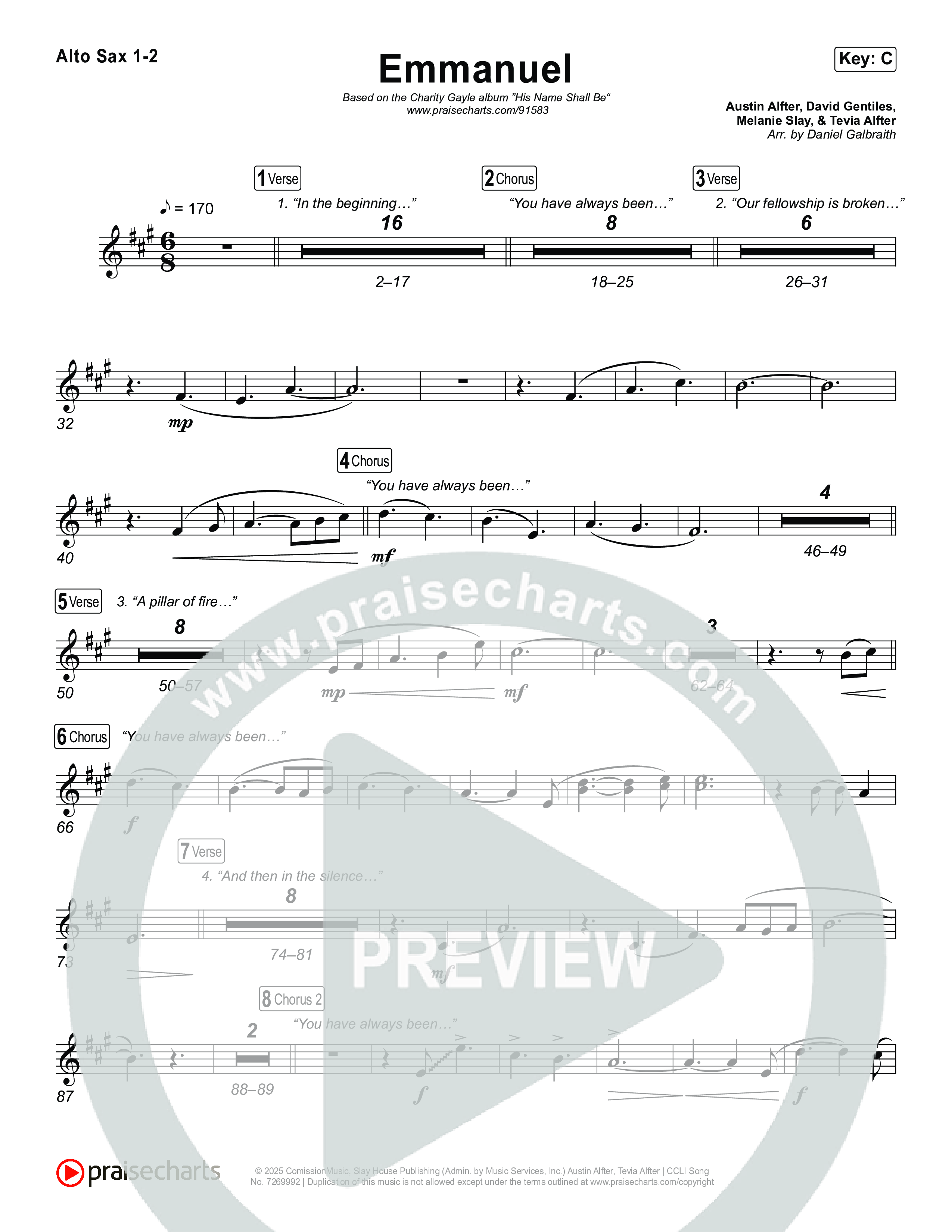 Emmanuel (Live) Sax Pack (Charity Gayle / Ryan Kennedy)