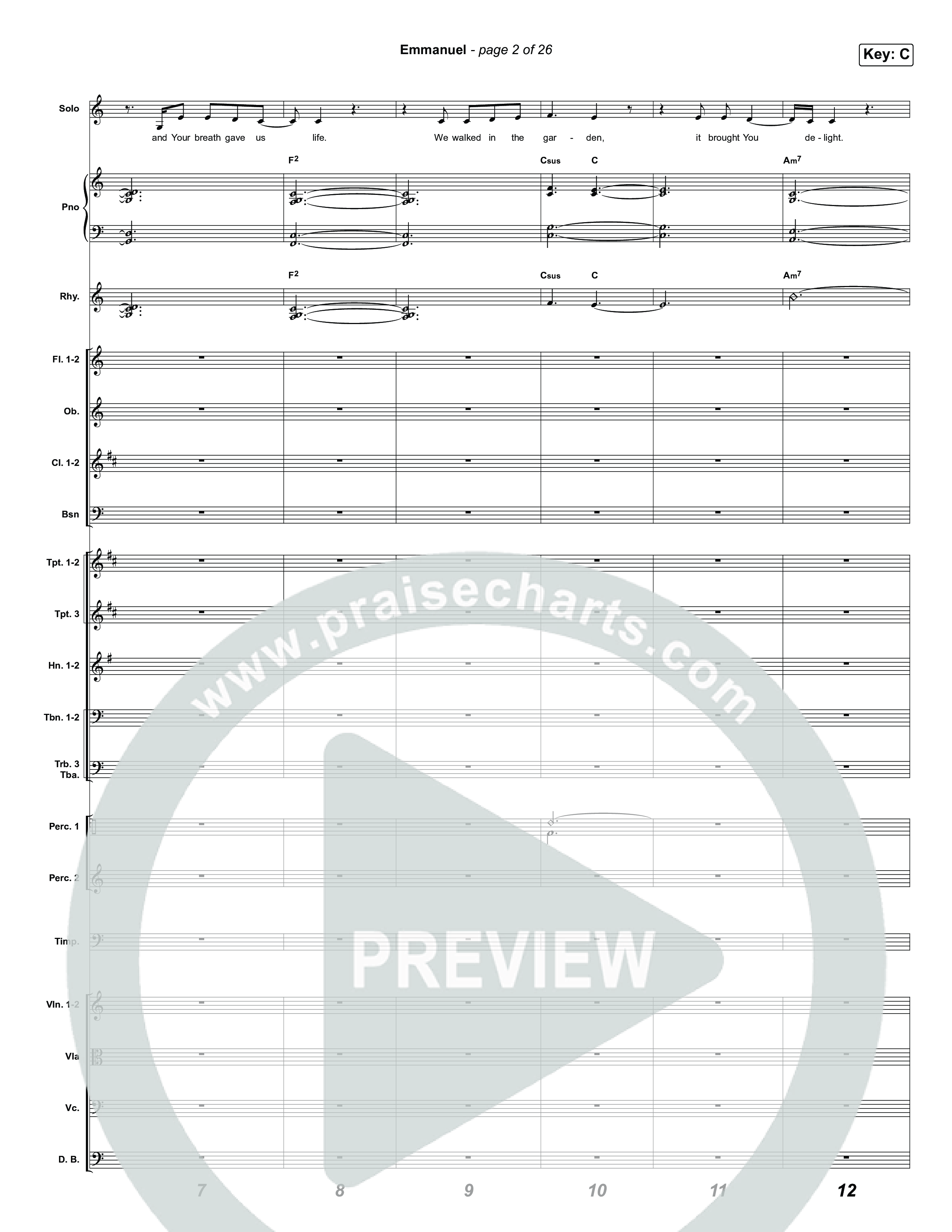 Emmanuel (Live) Orchestration (Charity Gayle / Ryan Kennedy)