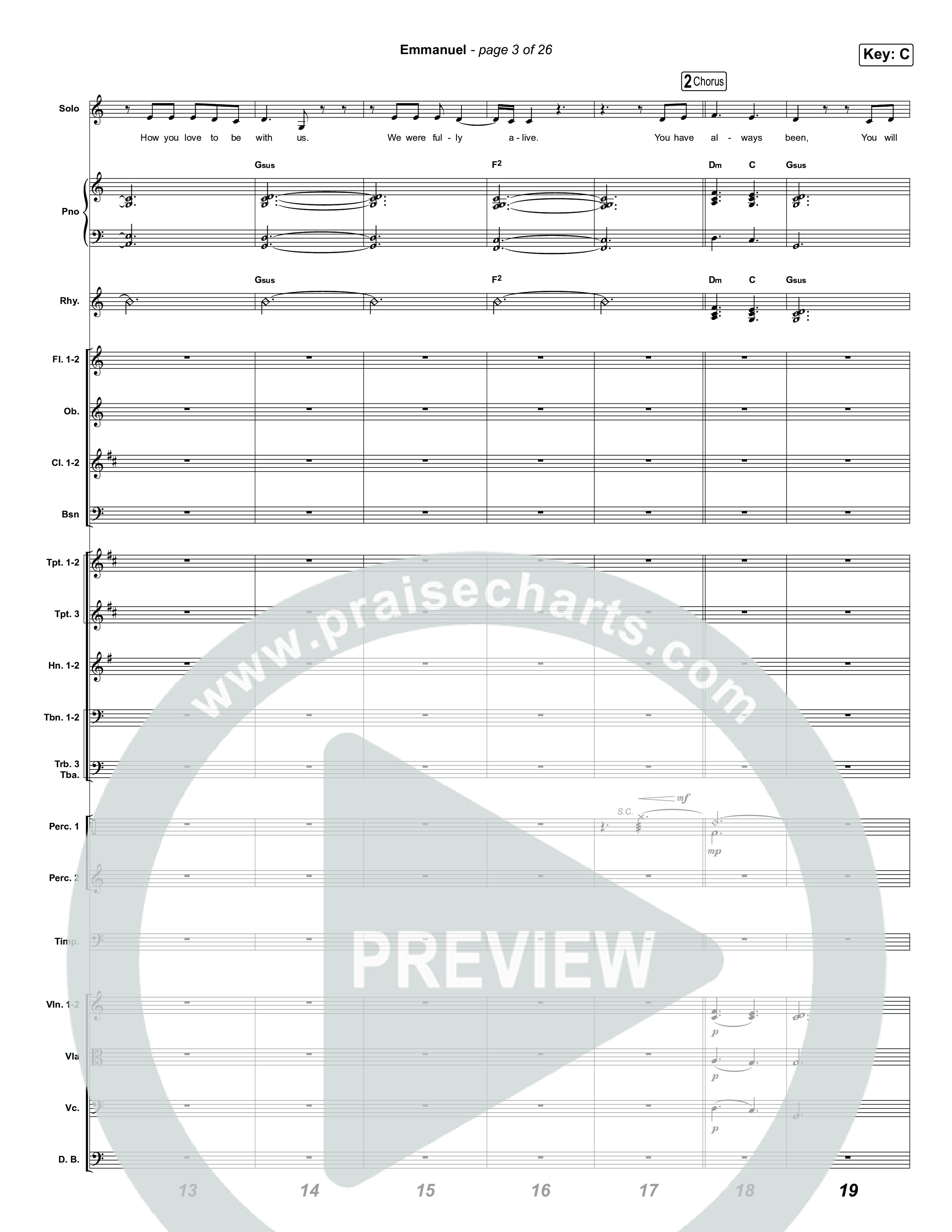 Emmanuel (Live) Orchestration (Charity Gayle / Ryan Kennedy)