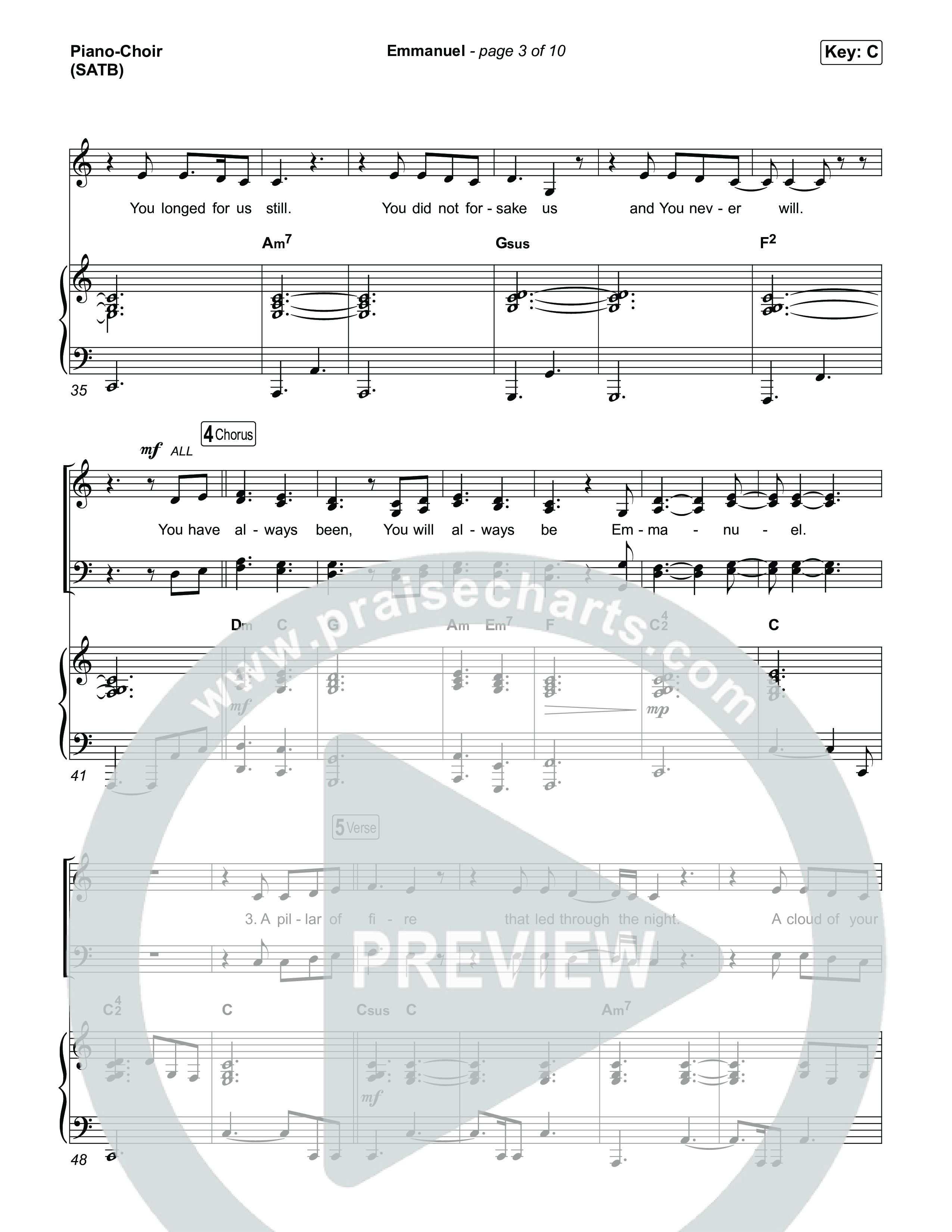 Emmanuel (Live) Piano/Vocal Pack (Charity Gayle / Ryan Kennedy)