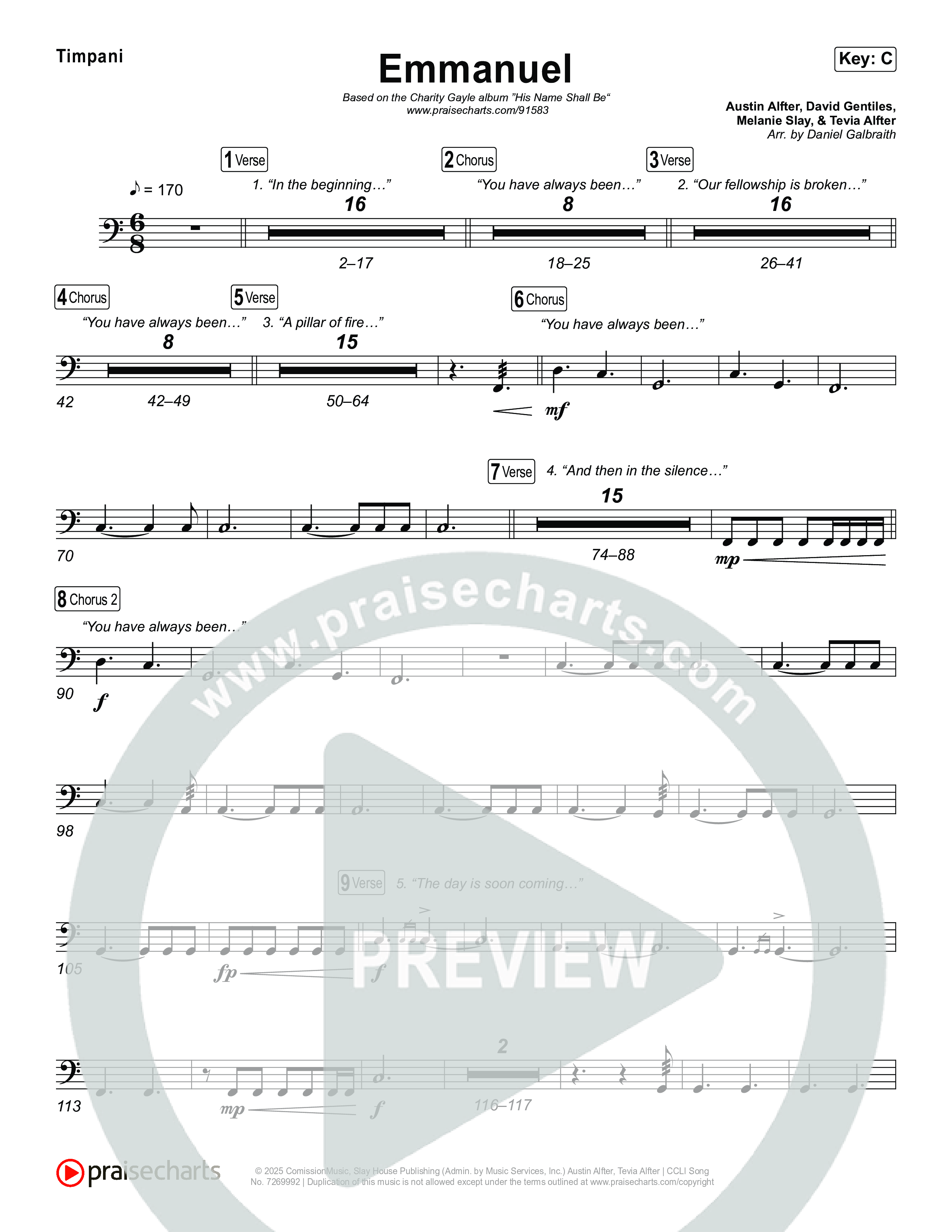 Emmanuel (Live) Timpani (Charity Gayle / Ryan Kennedy)