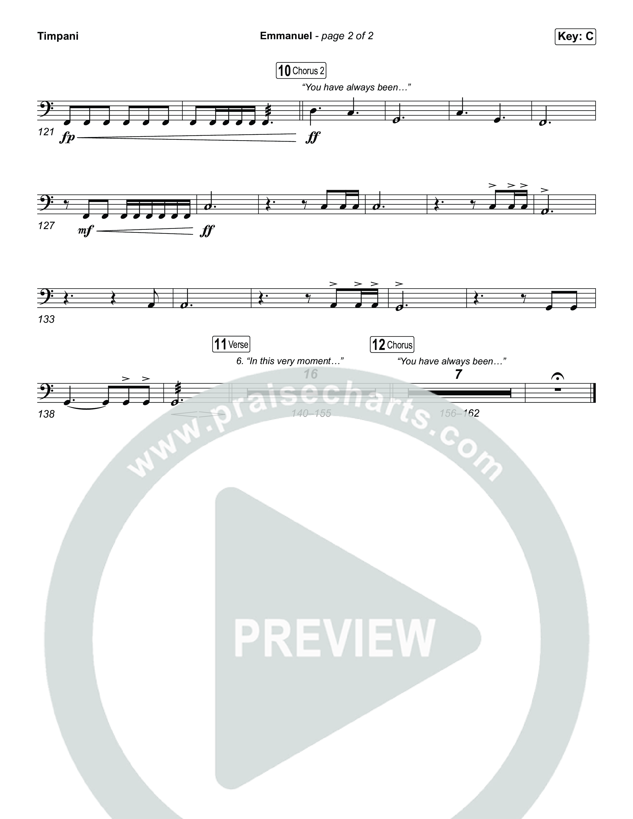 Emmanuel (Live) Timpani (Charity Gayle / Ryan Kennedy)