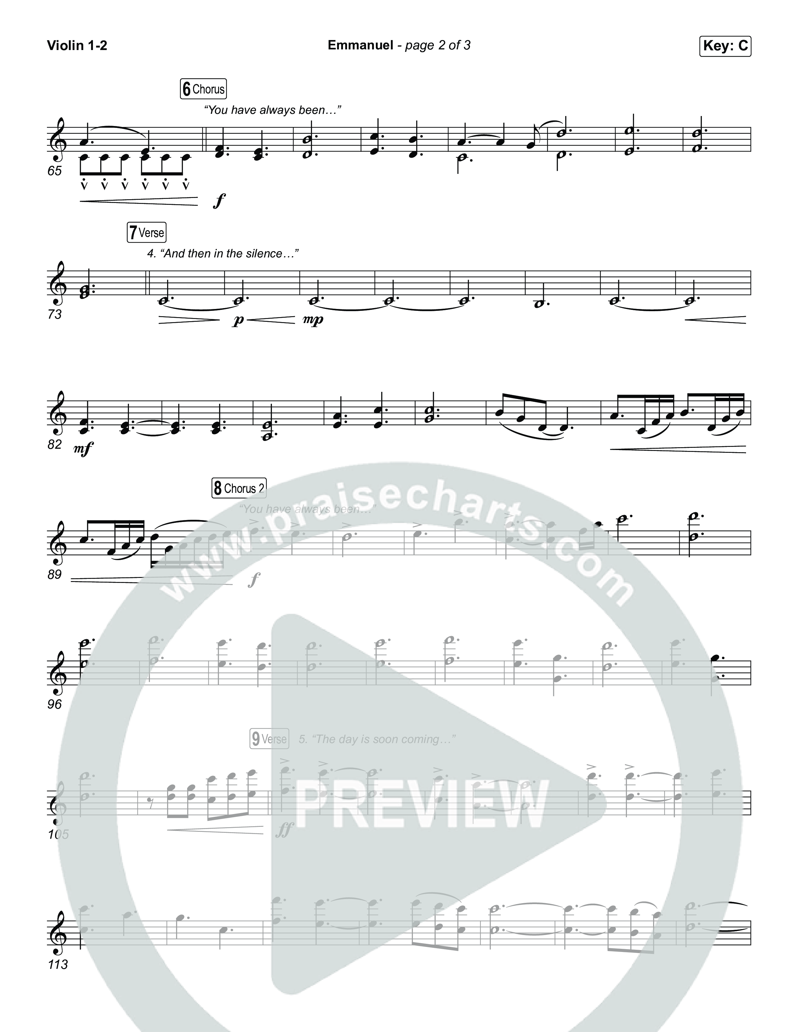 Emmanuel (Live) String Pack (Charity Gayle / Ryan Kennedy)