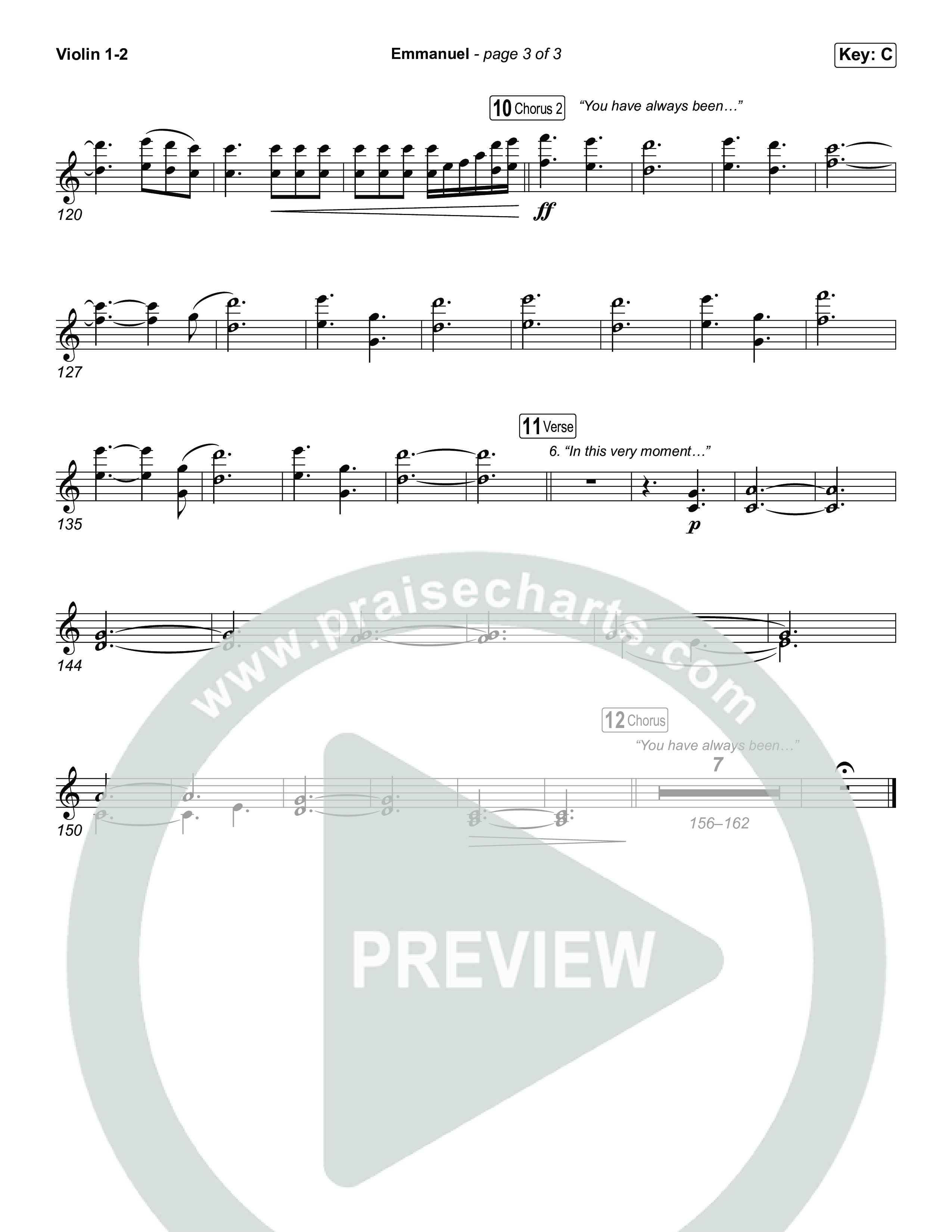 Emmanuel (Live) String Pack (Charity Gayle / Ryan Kennedy)