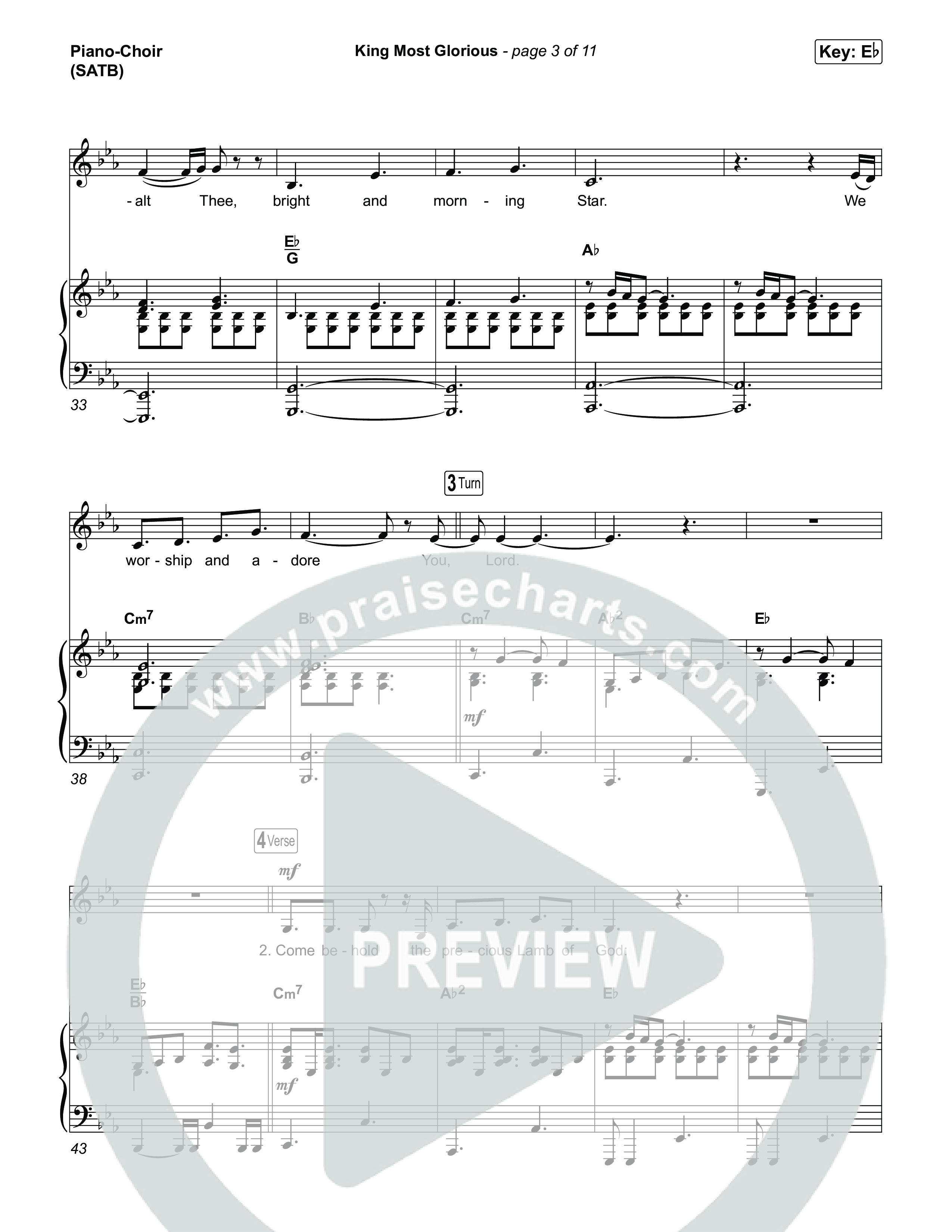 King Most Glorious Piano/Vocal Pack (Charity Gayle)