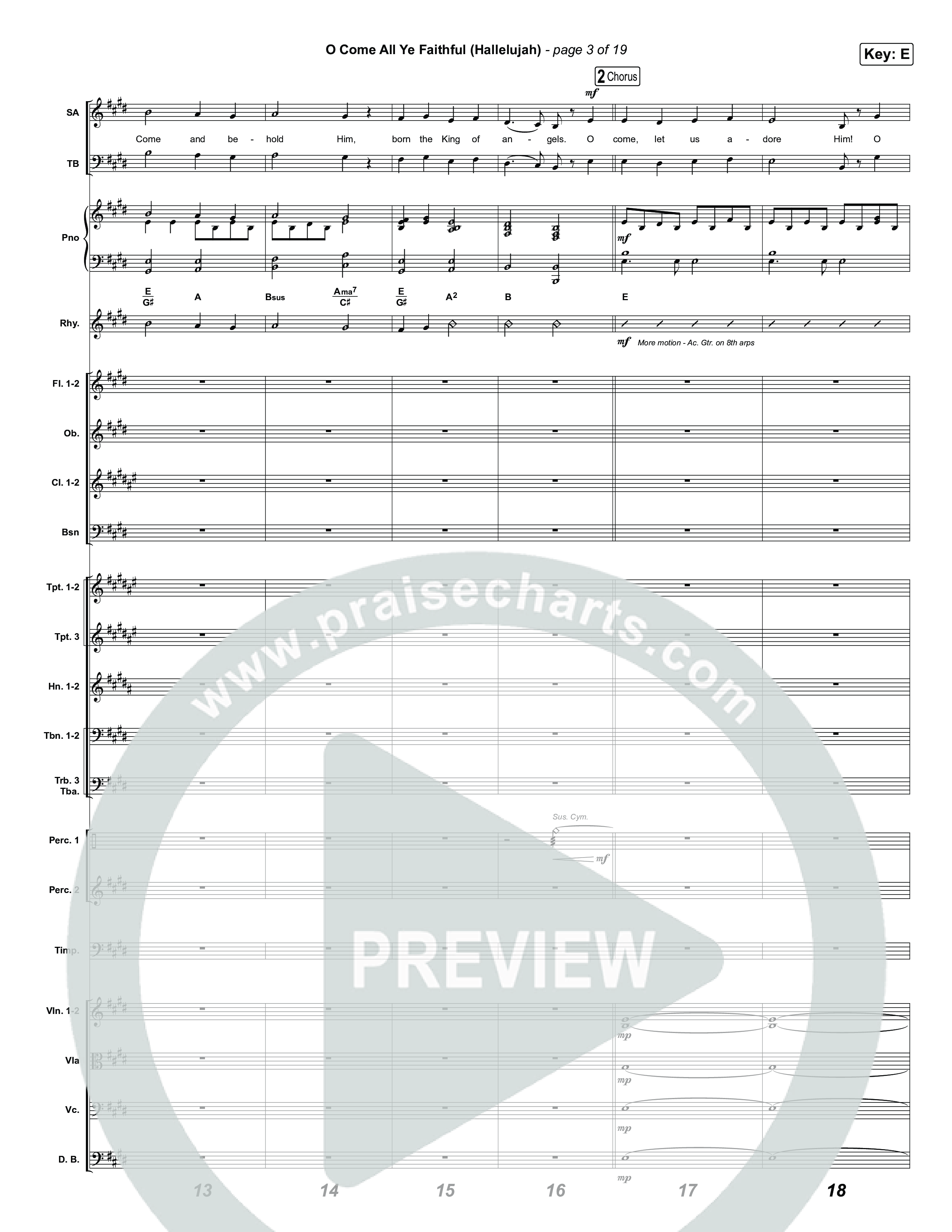 O Come All Ye Faithful (Hallelujah) Orchestration (Charity Gayle)