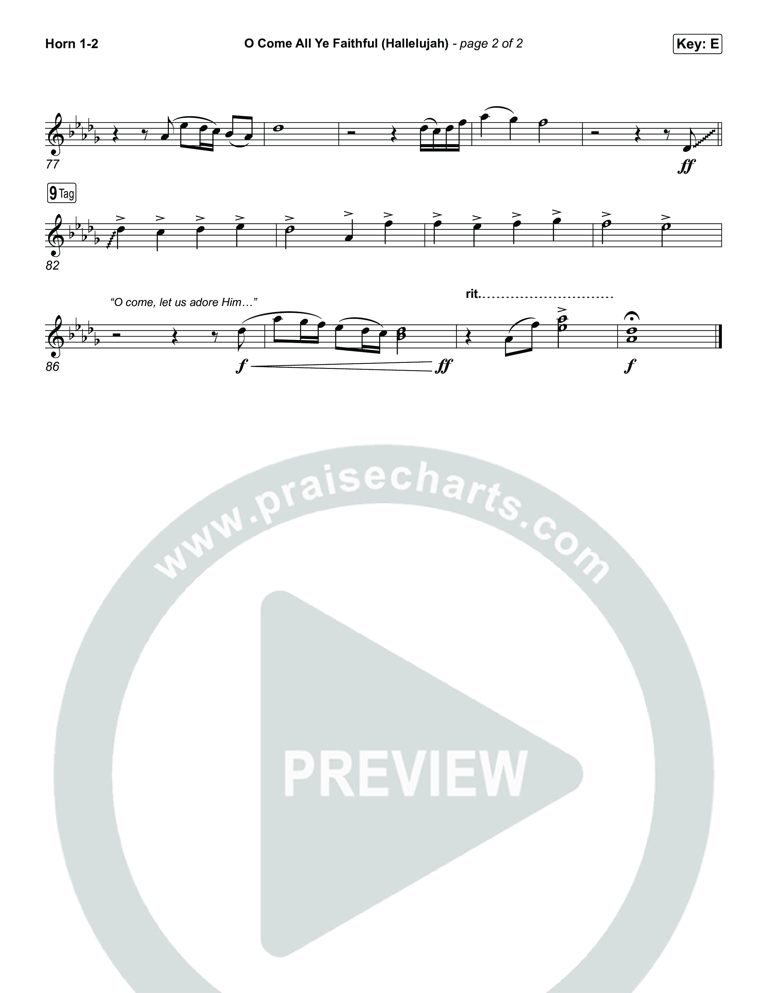 O Come All Ye Faithful (Hallelujah) Brass Pack (Charity Gayle)