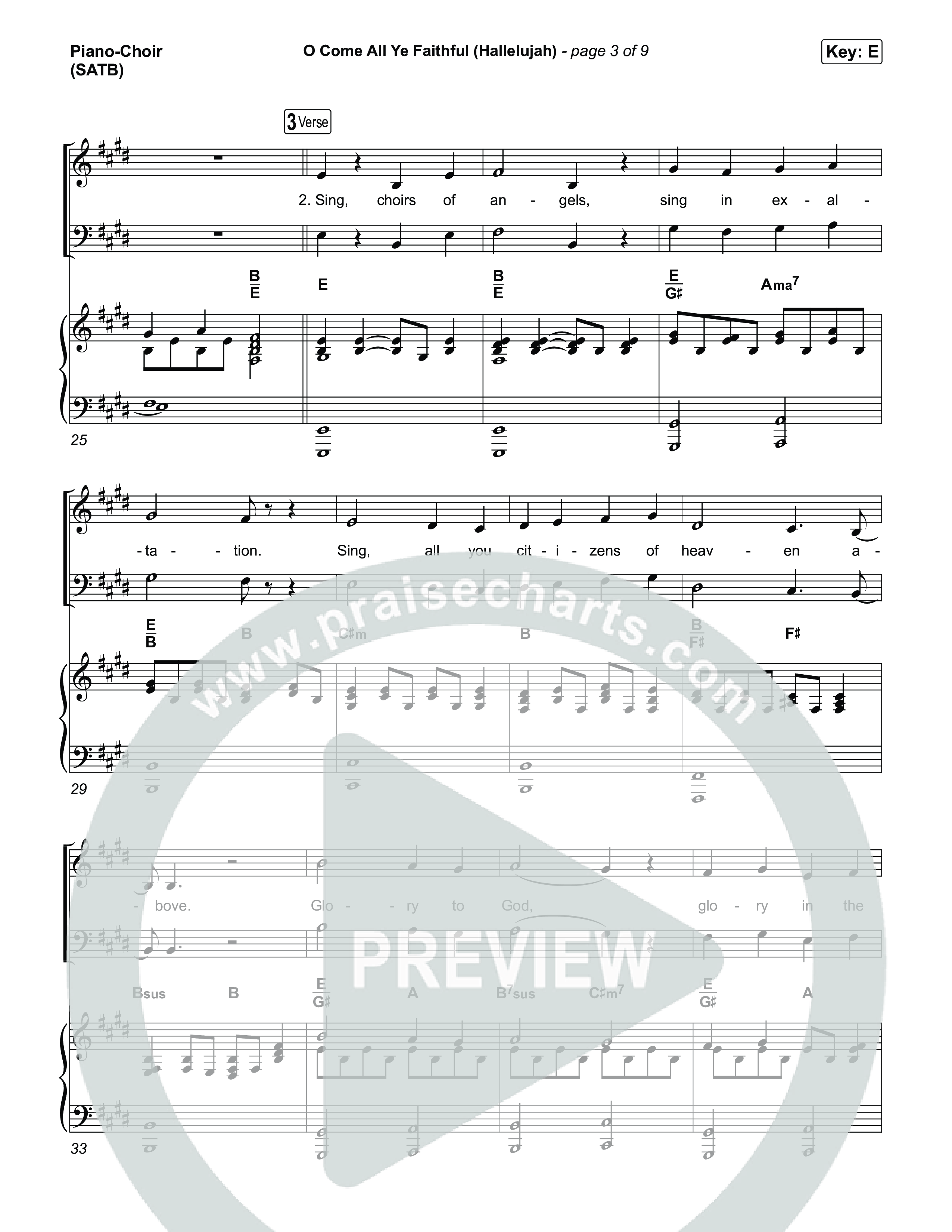 O Come All Ye Faithful (Hallelujah) Piano/Vocal Pack (Charity Gayle)