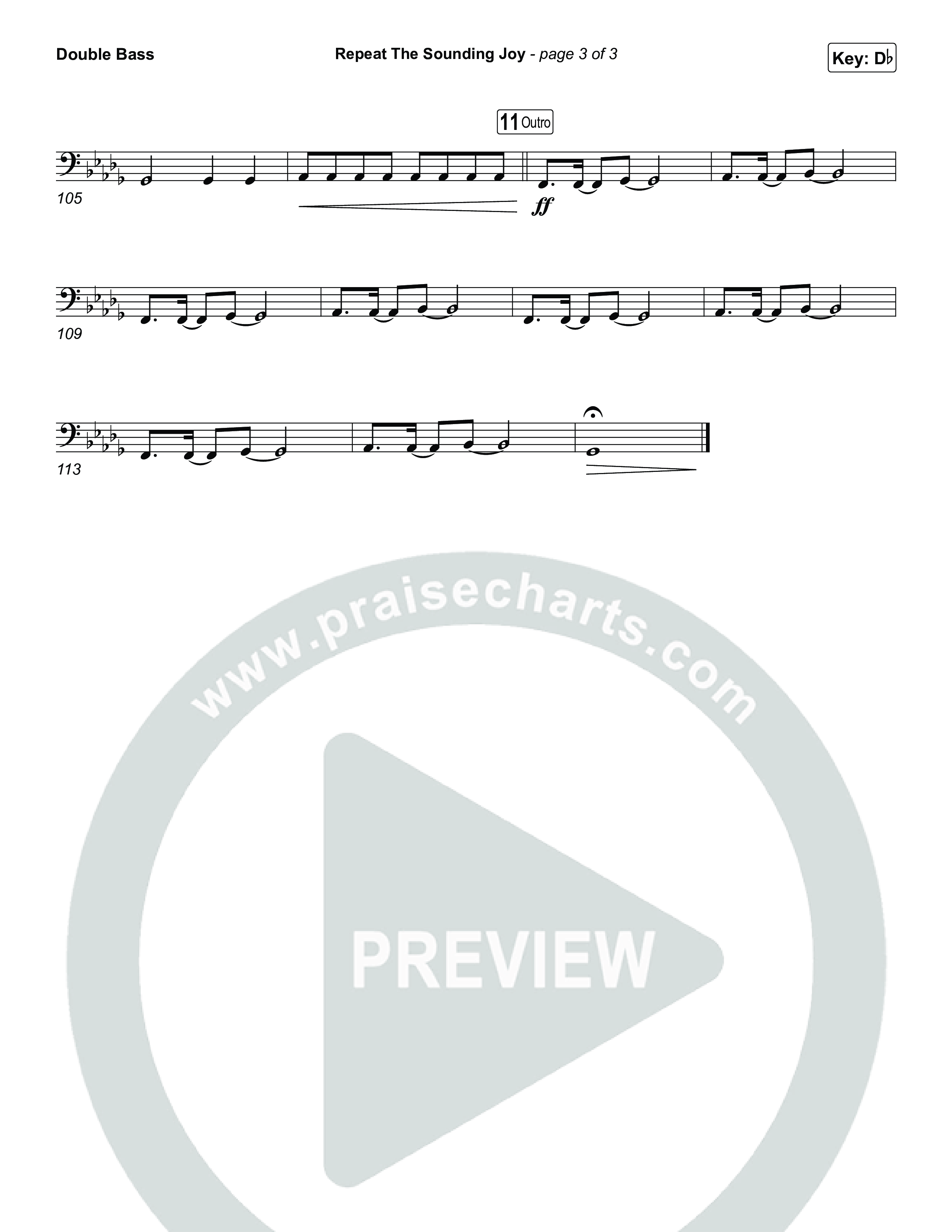 Repeat The Sounding Joy String Bass (Charity Gayle)