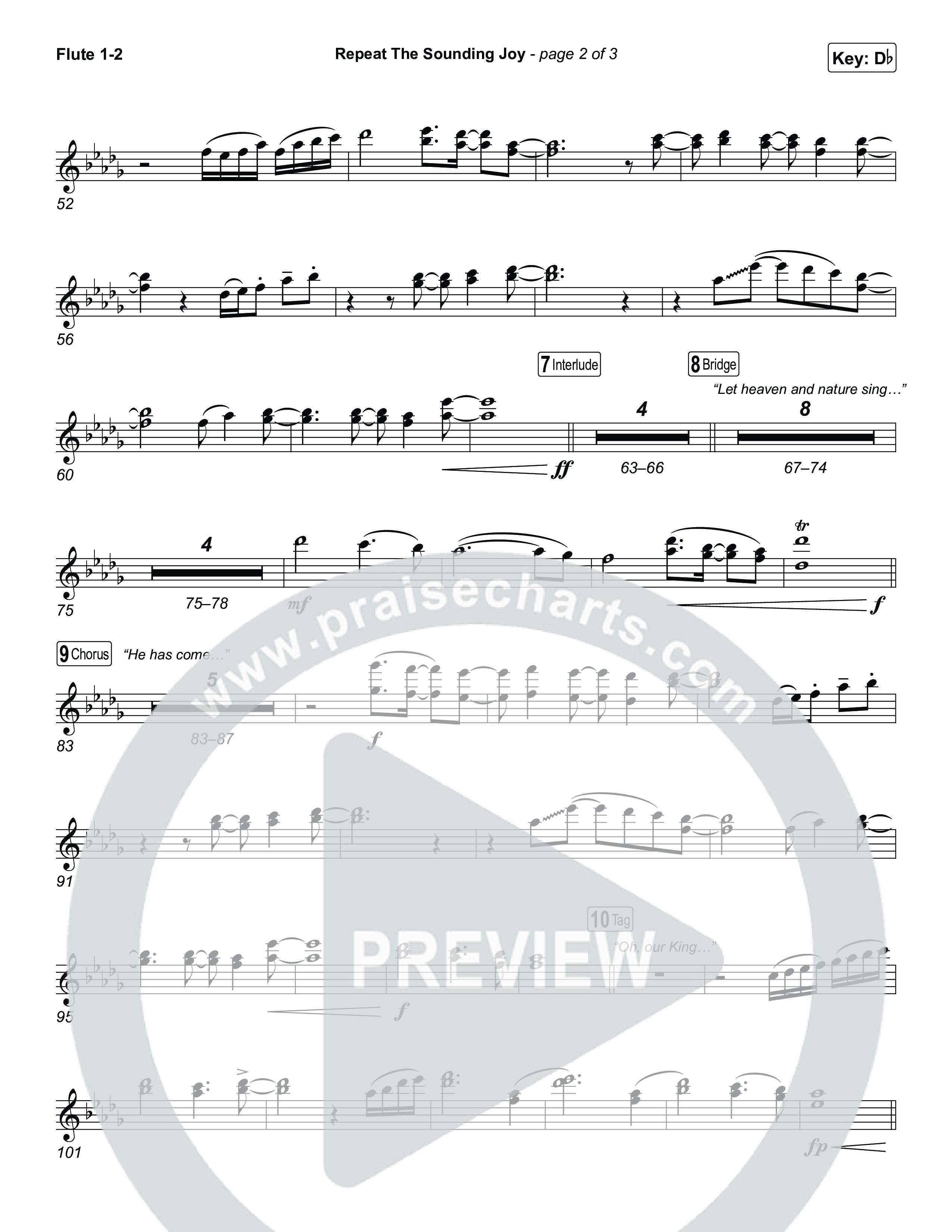 Repeat The Sounding Joy Wind Pack (Charity Gayle)