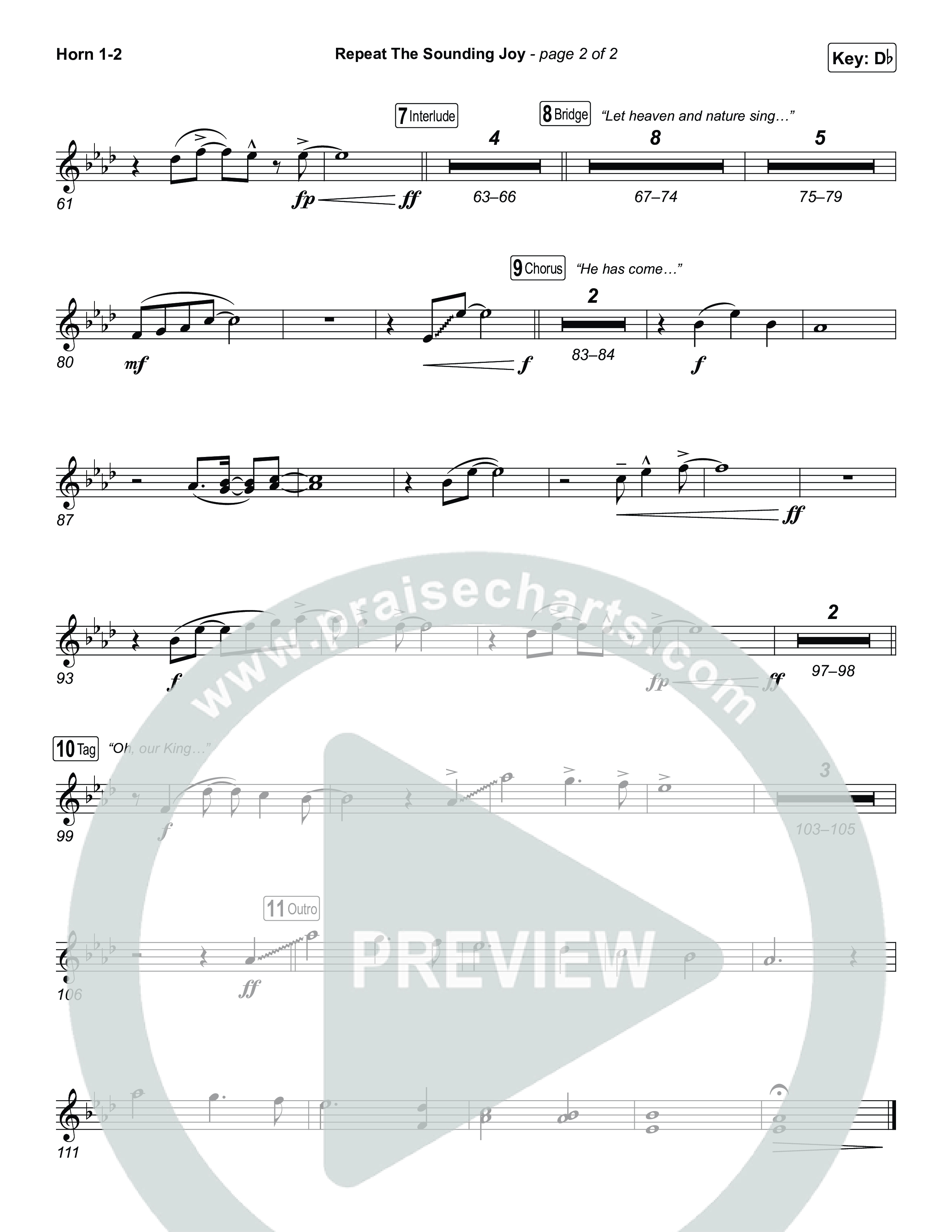Repeat The Sounding Joy Brass Pack (Charity Gayle)