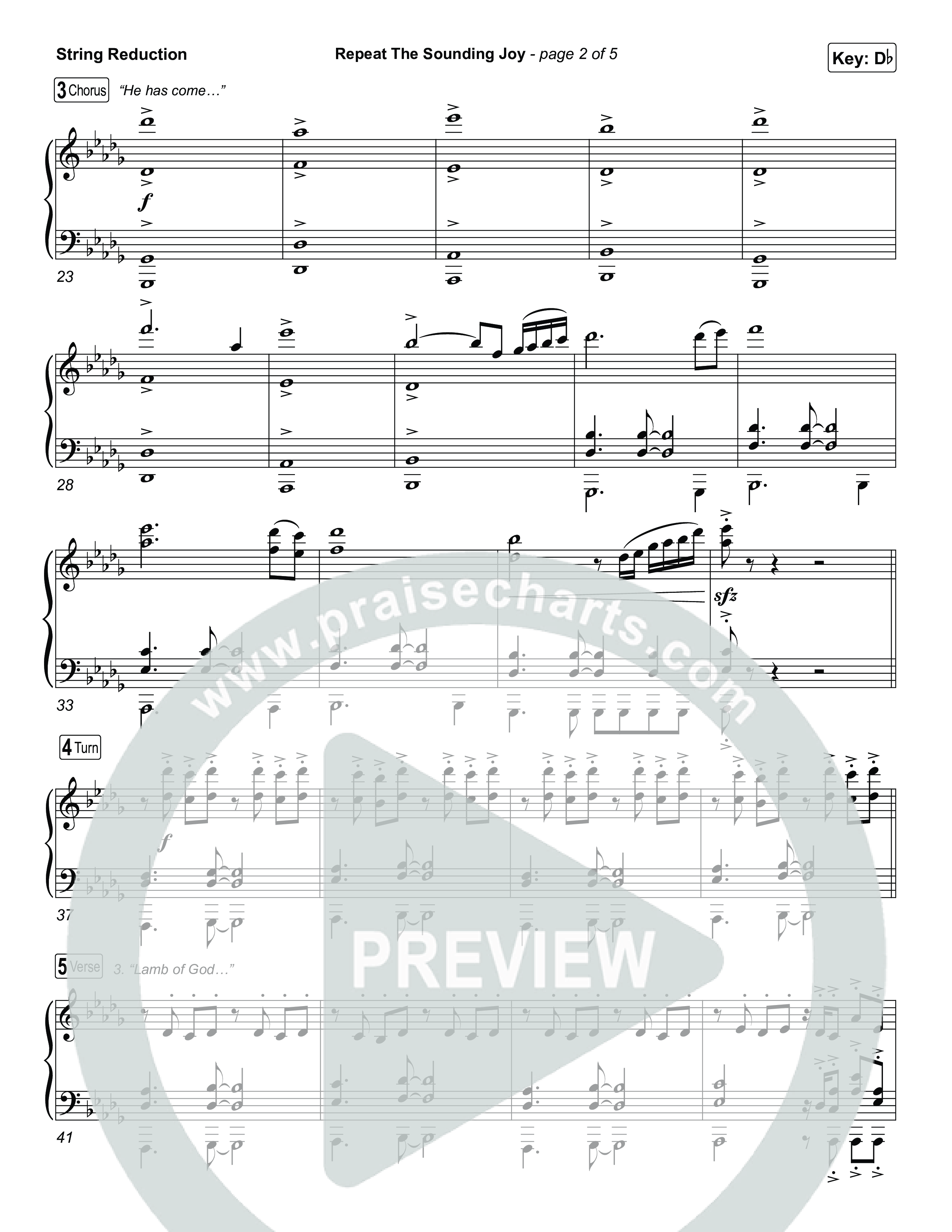 Repeat The Sounding Joy String Reduction (Charity Gayle)