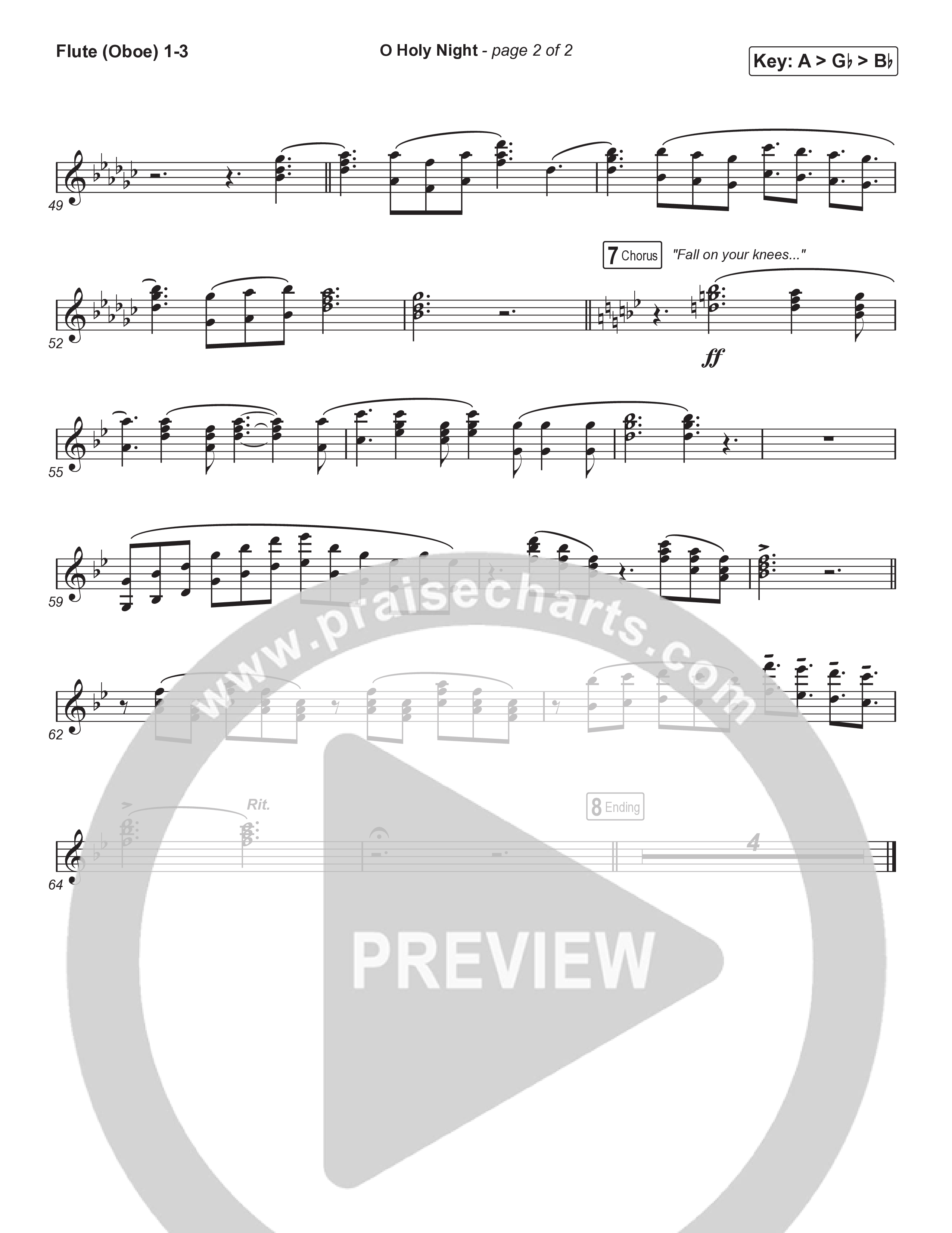 O Holy Night (Choral Anthem SATB) Wind Pack (Tommee Profitt / Tauren Wells / SVRCINA / Arr. Luke Gambill)