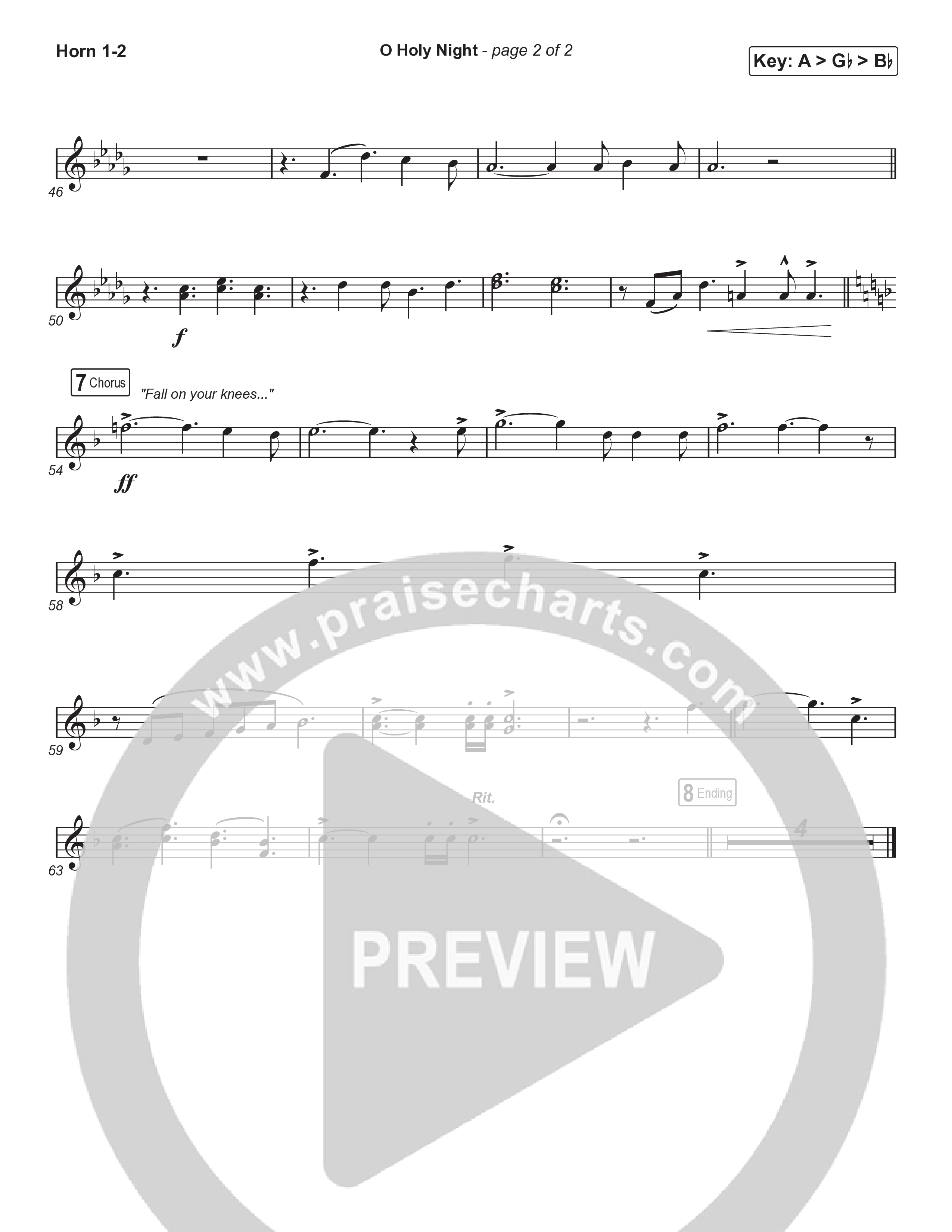O Holy Night (Choral Anthem SATB) Brass Pack (Tommee Profitt / Tauren Wells / SVRCINA / Arr. Luke Gambill)