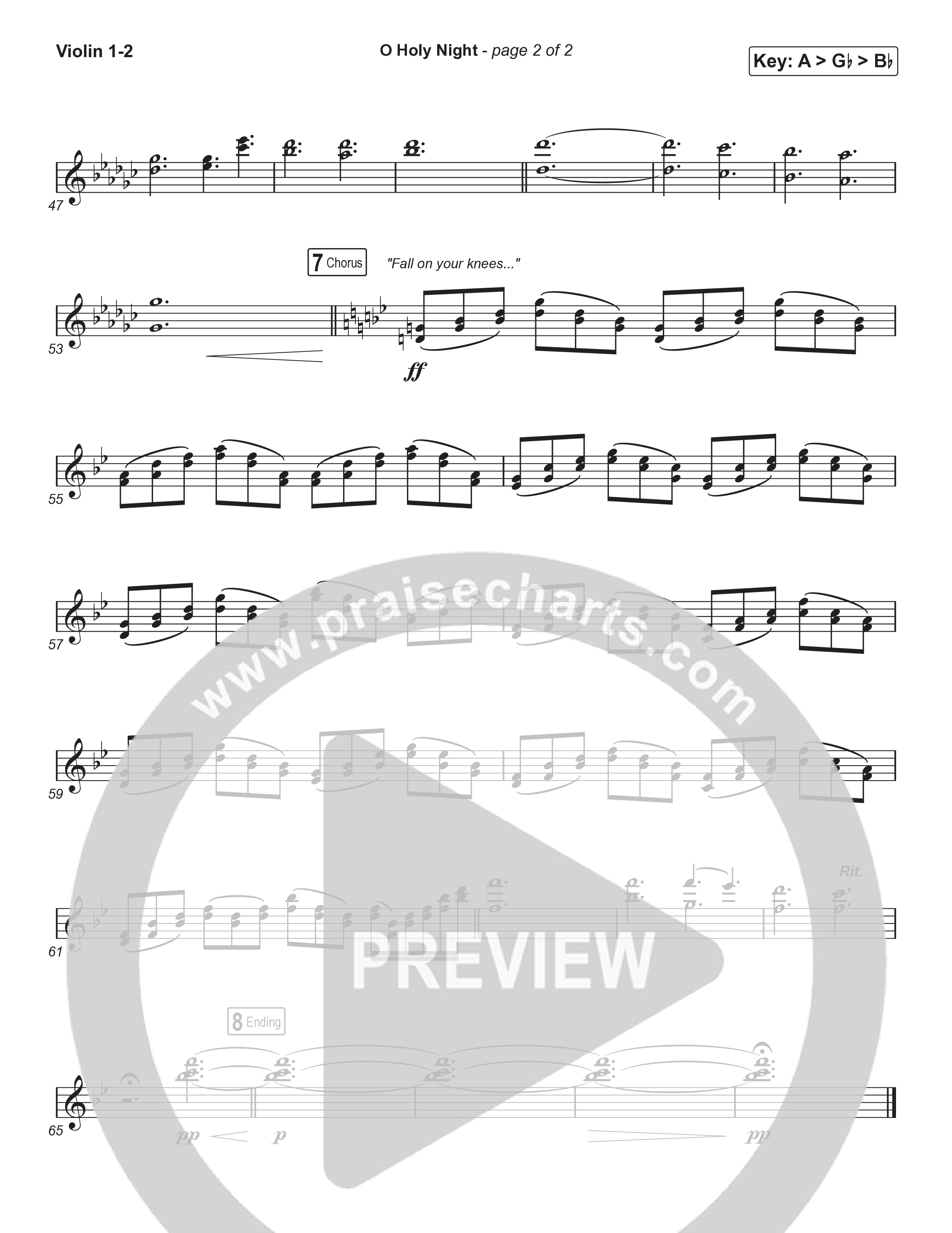 O Holy Night (Sing It Now) String Pack (Tommee Profitt / Tauren Wells / SVRCINA / Arr. Luke Gambill)