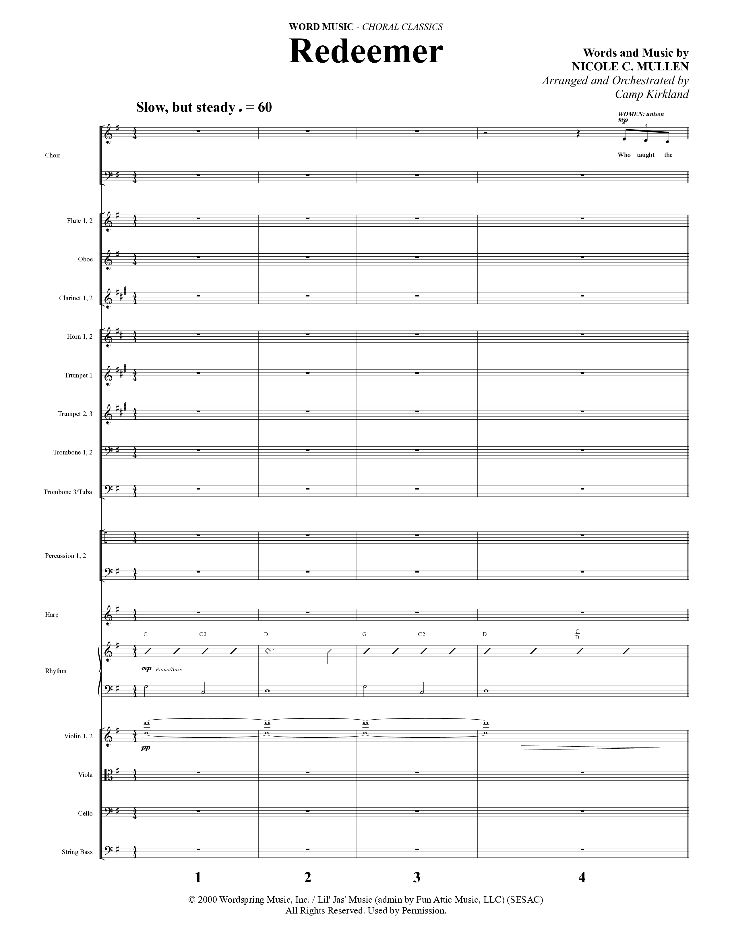 Choral Classics (14 Song Choral Collection) Song 11 (Orchestration) (Word Music Choral)