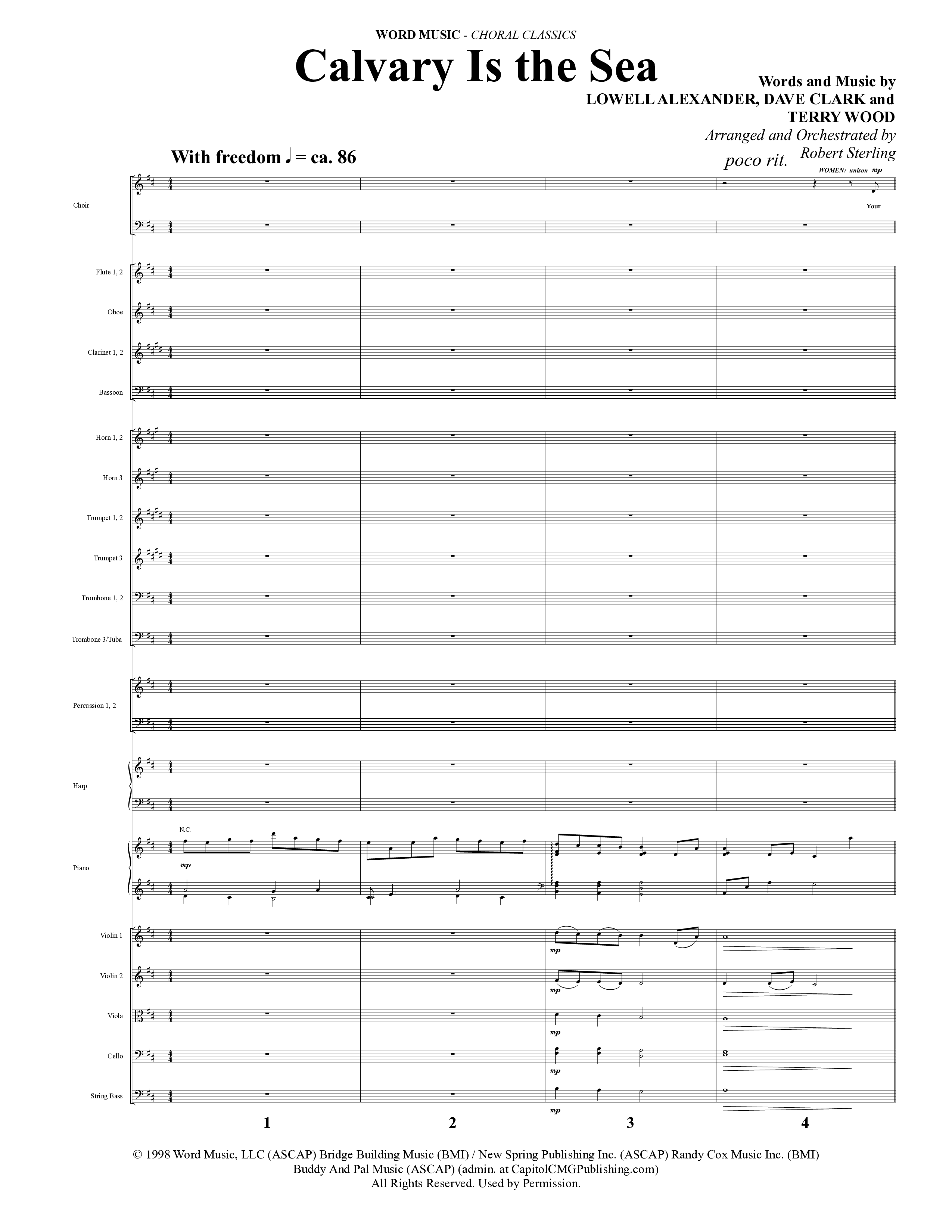 Choral Classics (14 Song Choral Collection) Song 14 (Orchestration) (Word Music Choral)