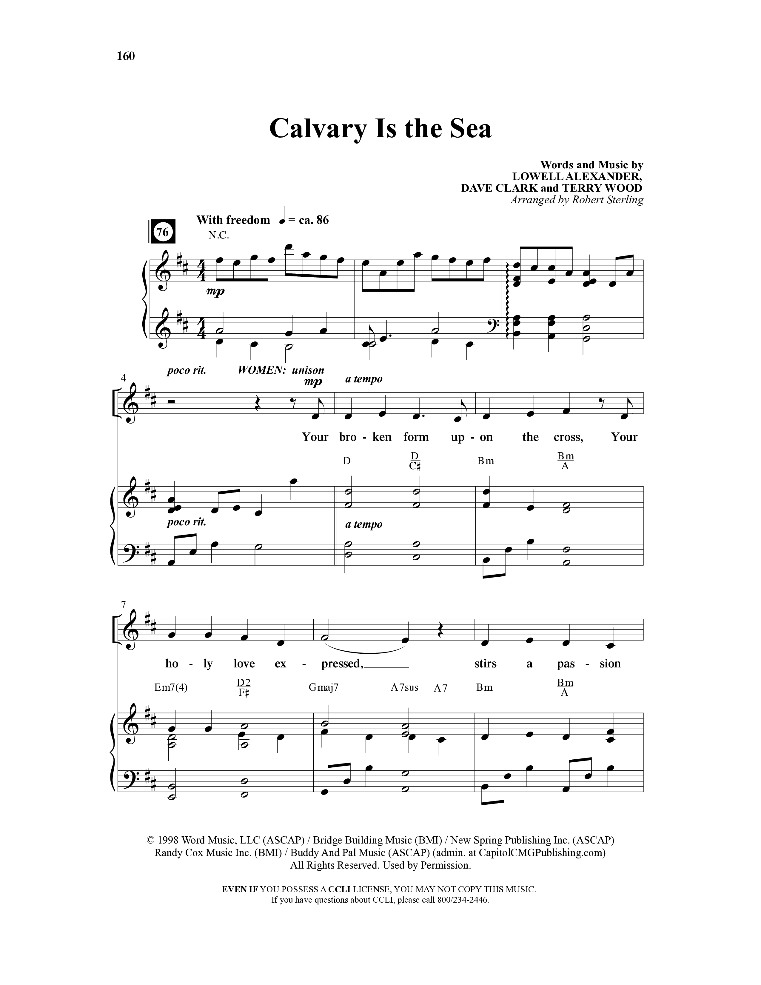 Choral Classics (14 Song Choral Collection) Song 14 (Piano SATB) (Word Music Choral)
