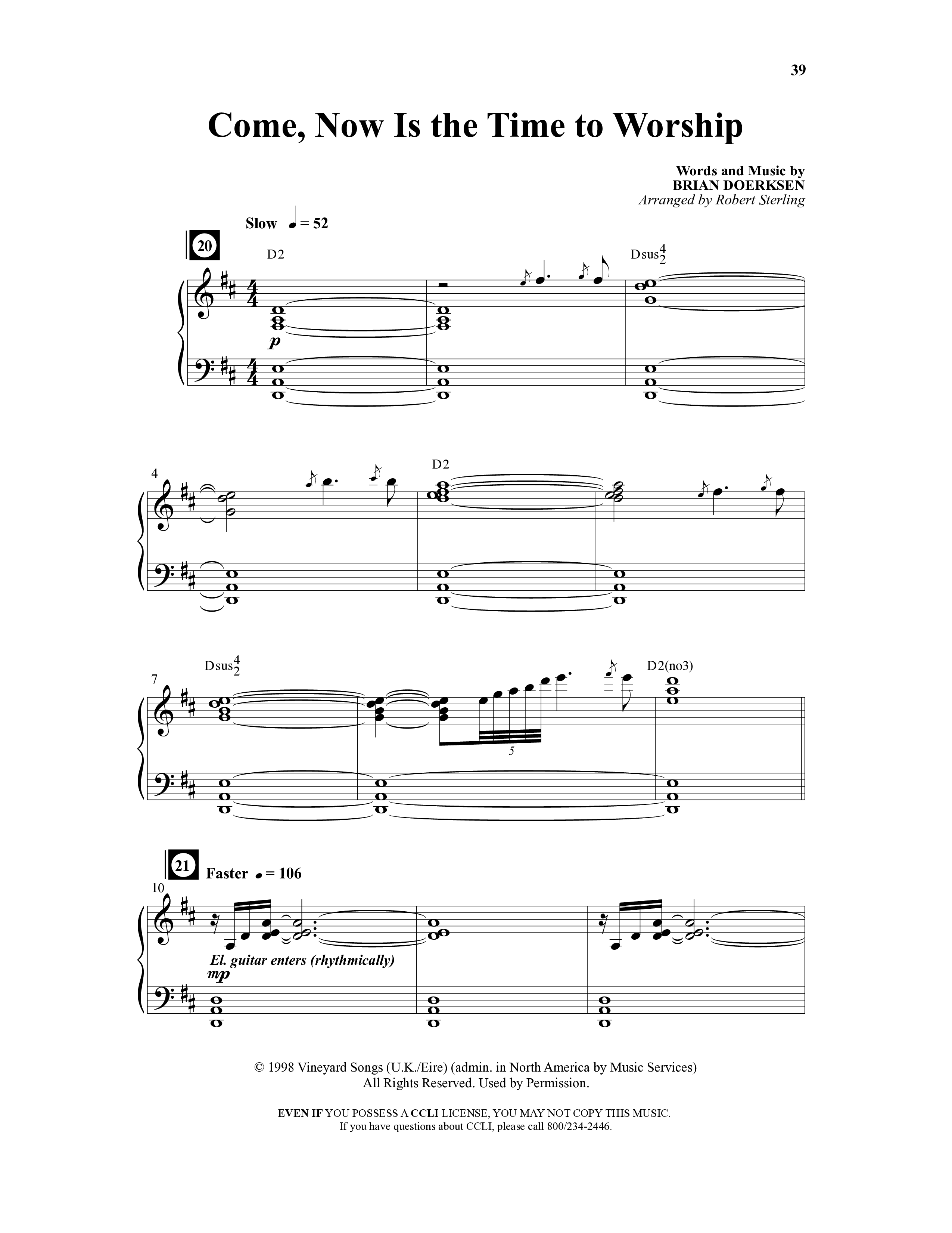 Choral Classics (14 Song Choral Collection) Song 4 (Piano SATB) (Word Music Choral)