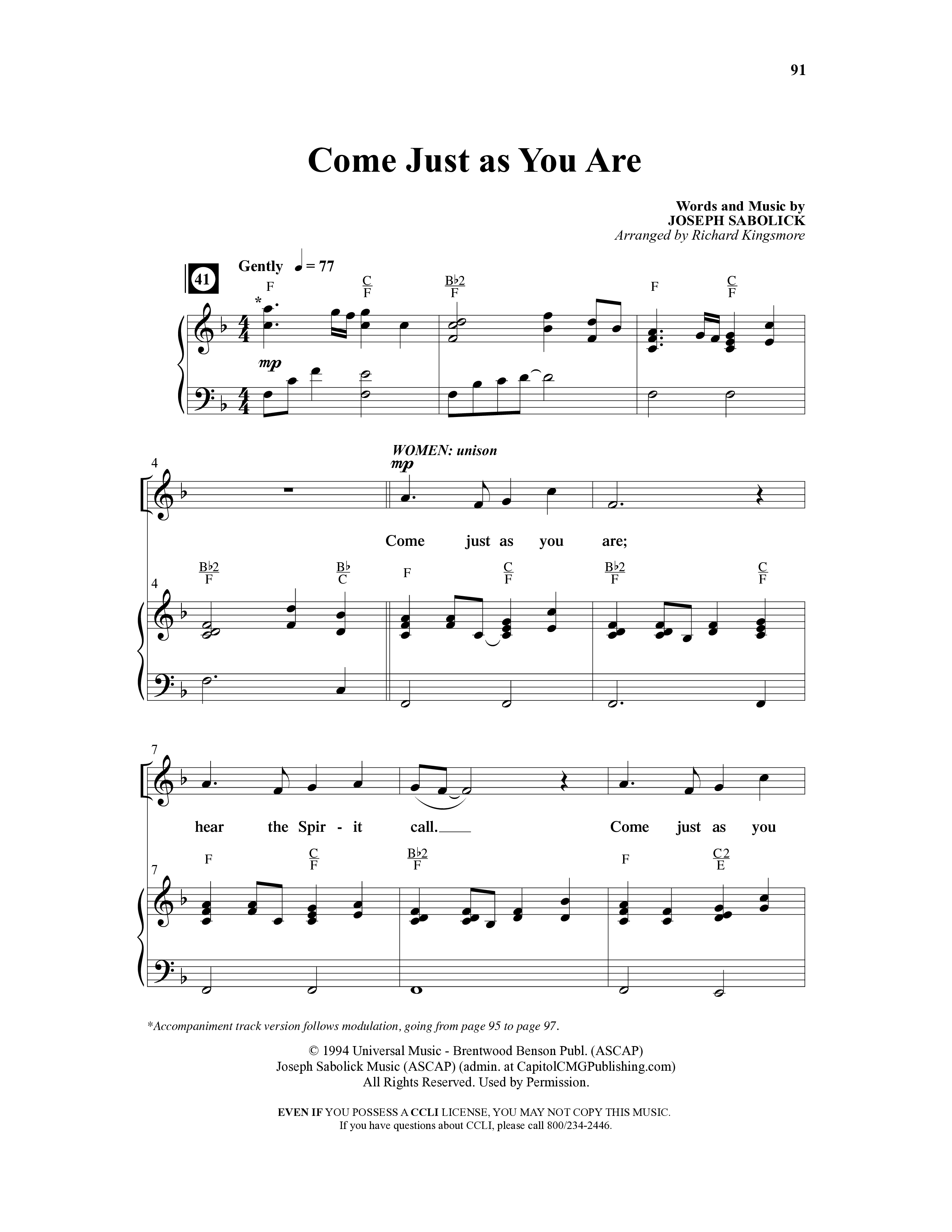 Choral Classics (14 Song Choral Collection) Song 8 (Piano SATB) (Word Music Choral)