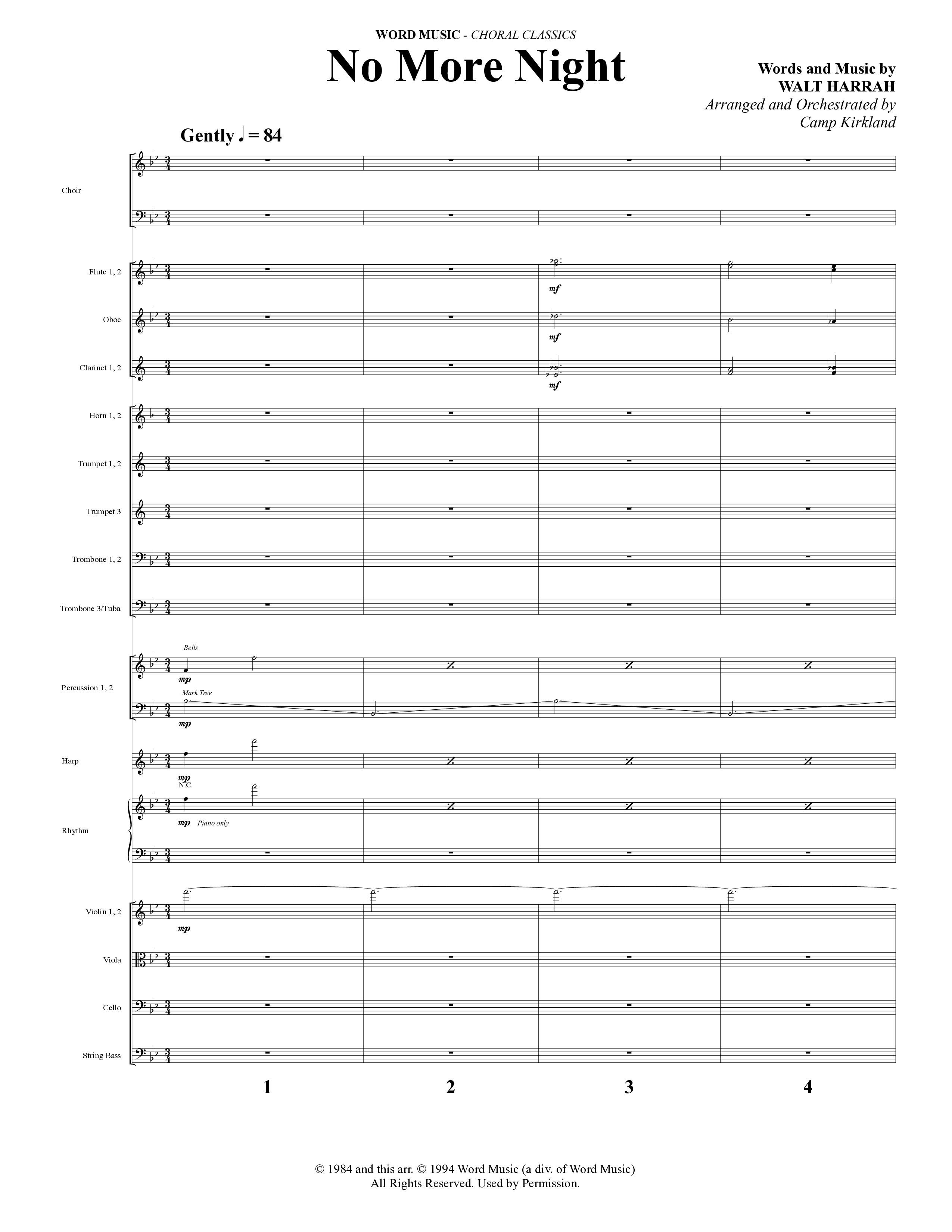 Choral Classics (14 Song Choral Collection) Song 9 (Orchestration) (Word Music Choral)