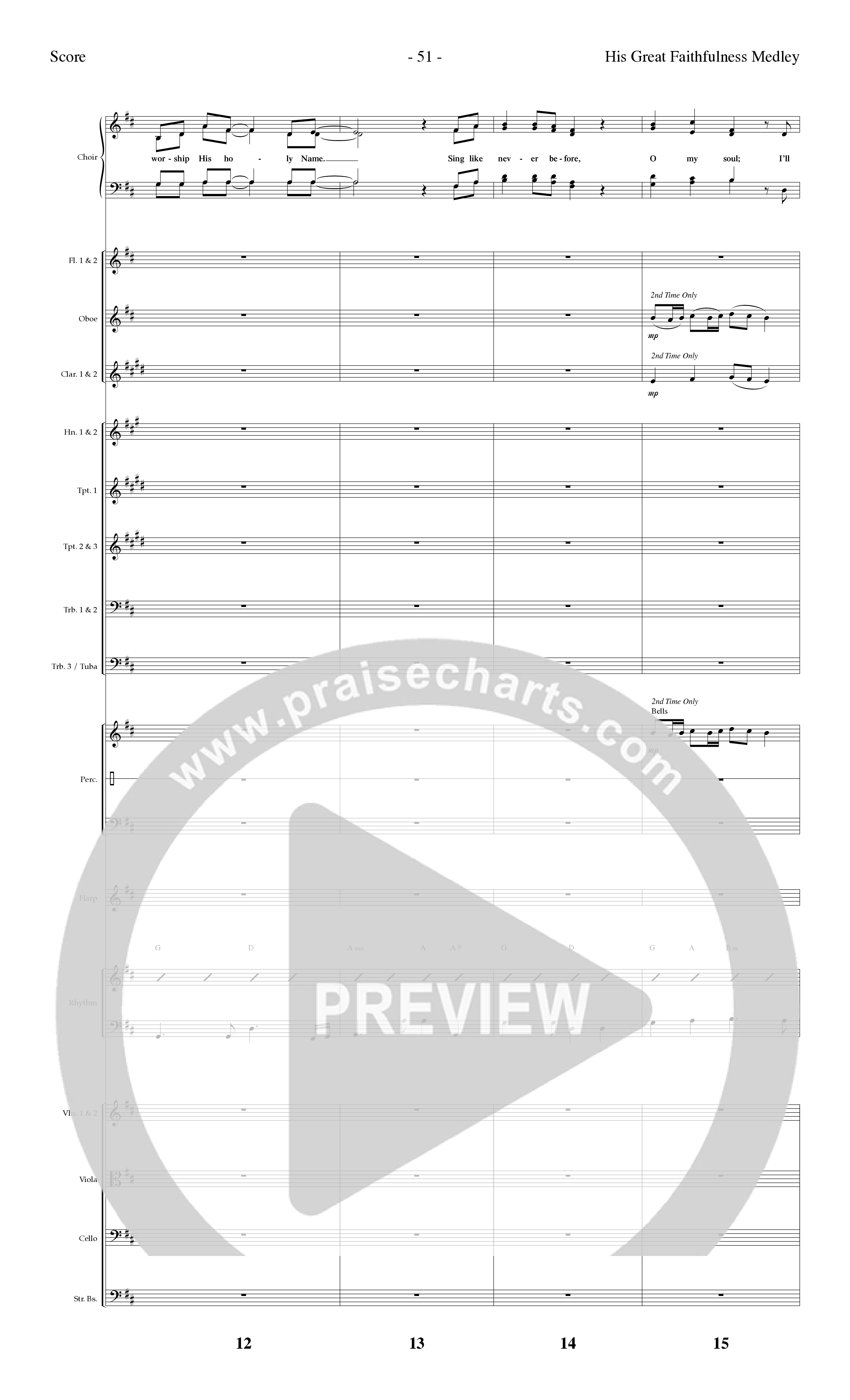 Choral Festival Favorites Vol 1 (9 Song Choral Collection) Song 3 (Orchestration) (Word Music Choral / Arr. Marty Parks)