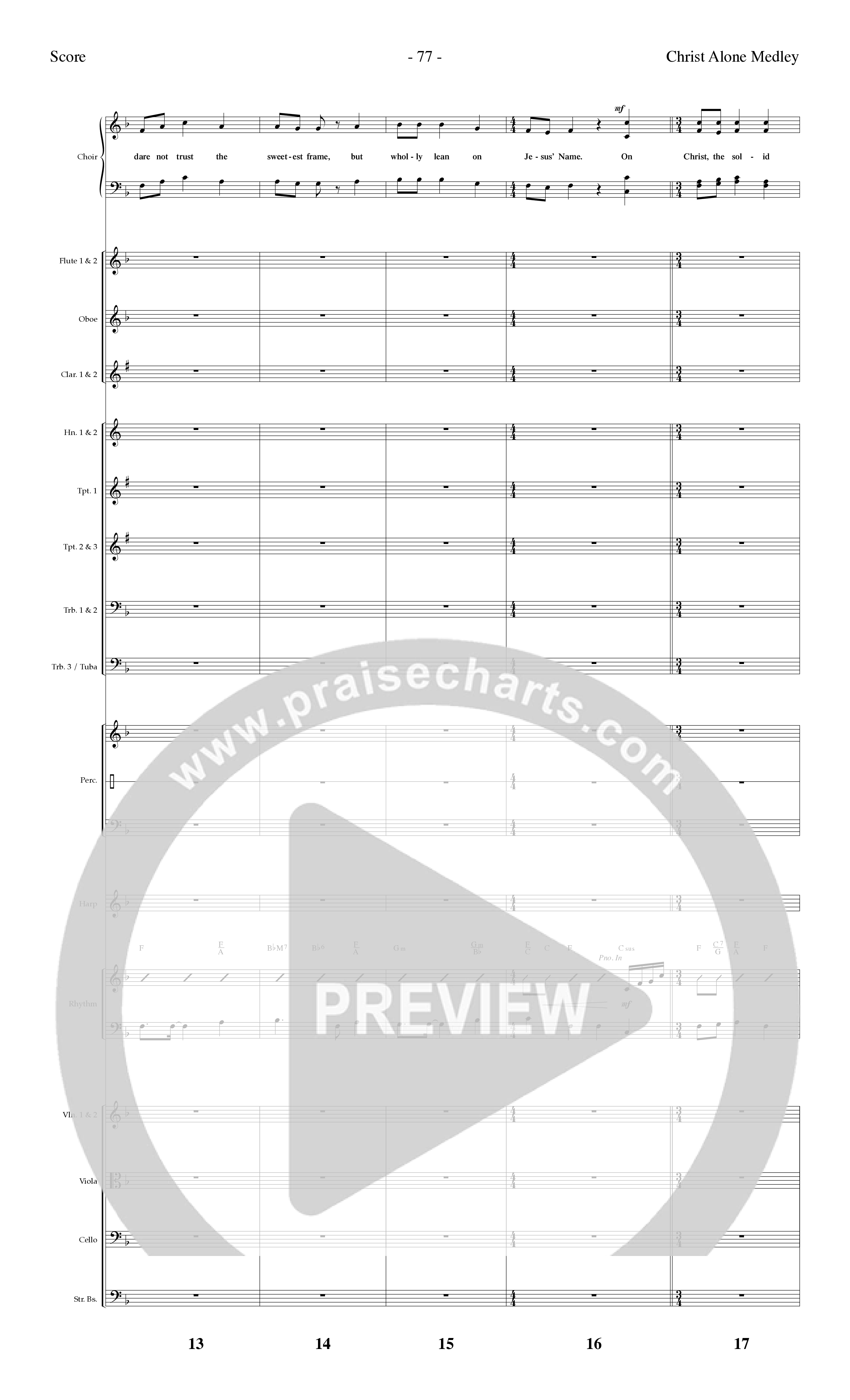 Choral Festival Favorites Vol 1 (9 Song Choral Collection) Song 4 (Orchestration) (Word Music Choral / Arr. Marty Parks)