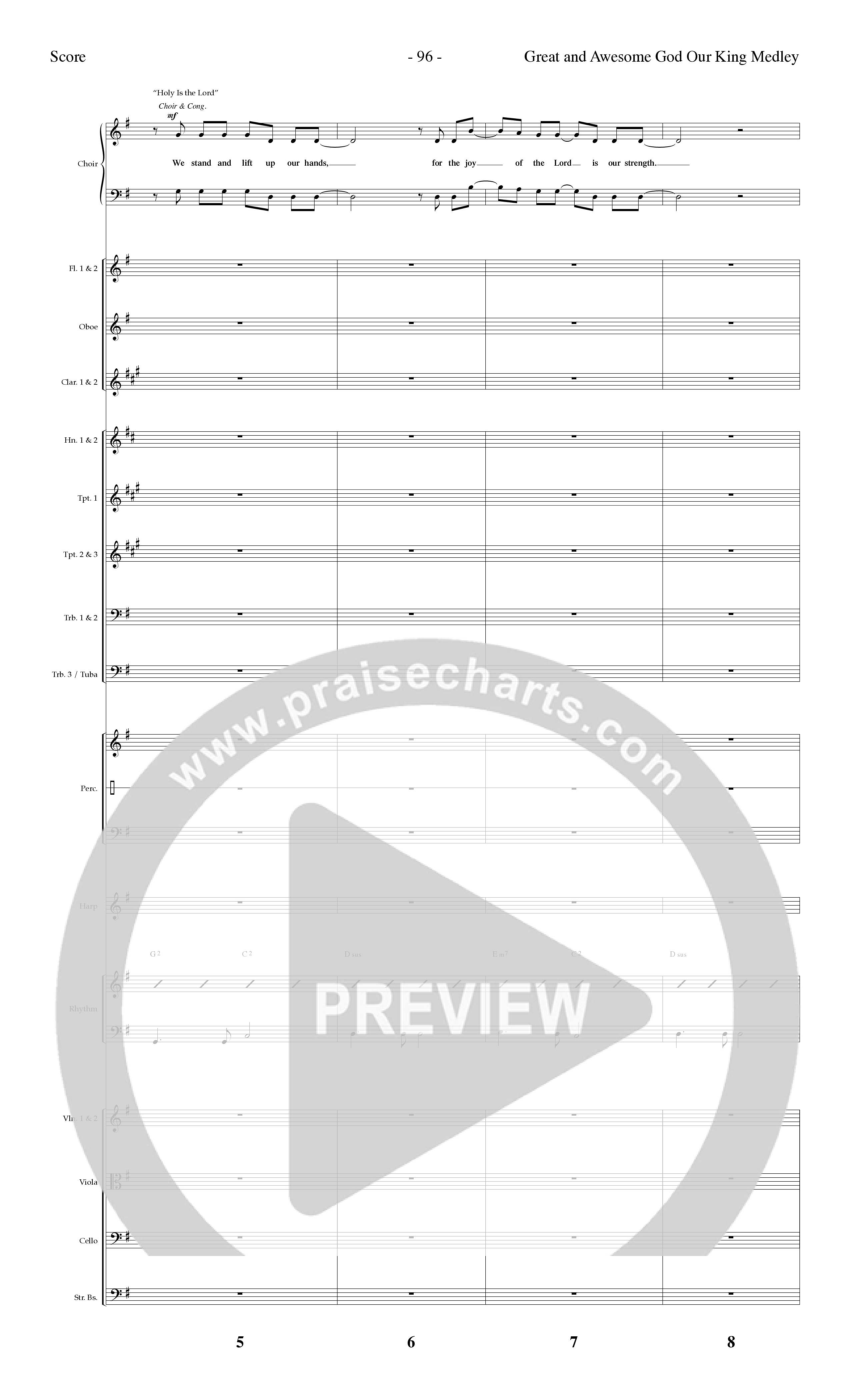 Choral Festival Favorites Vol 1 (9 Song Choral Collection) Song 5 (Orchestration) (Word Music Choral / Arr. Marty Parks)