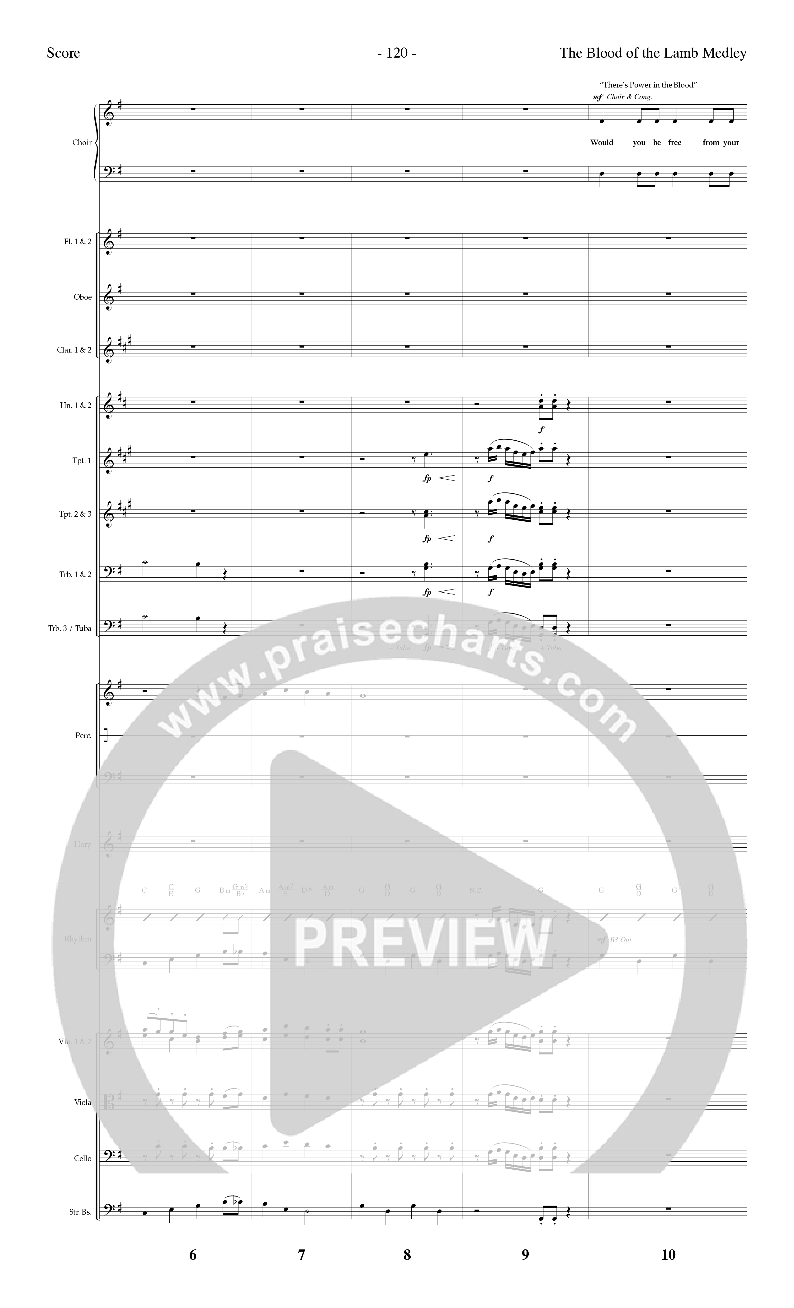 Choral Festival Favorites Vol 1 (9 Song Choral Collection) Song 6 (Orchestration) (Word Music Choral / Arr. Marty Parks)