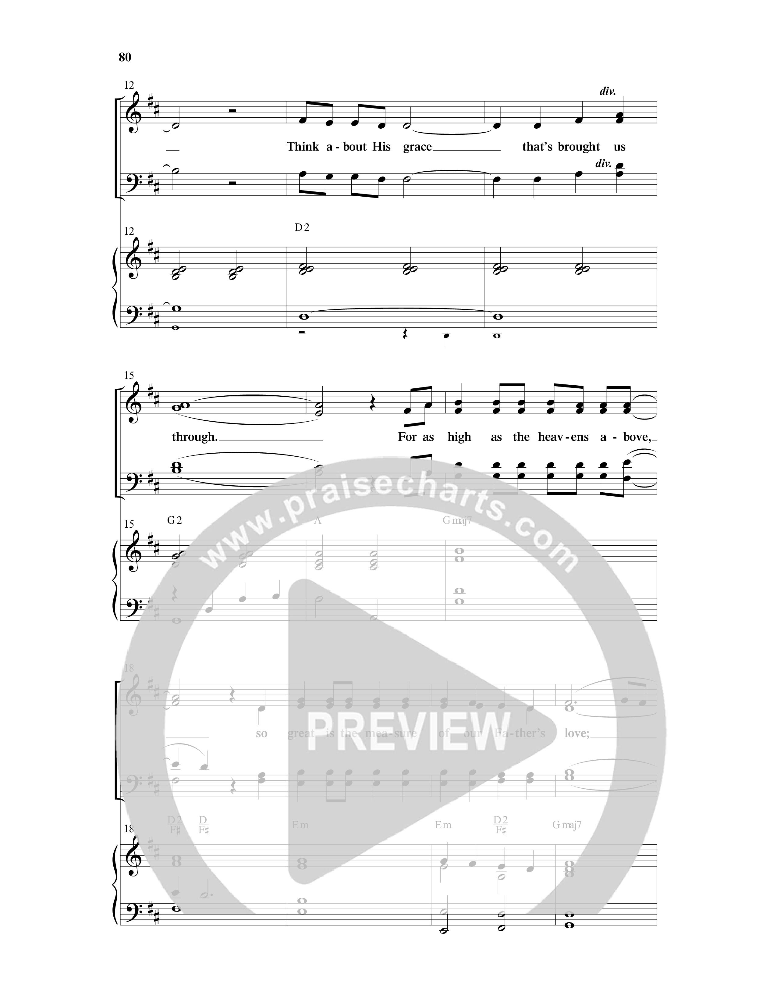 Choral Festival Favorites Vol 1 (9 Song Choral Collection) Song 7 (Piano SATB) (Word Music Choral / Arr. Marty Parks)