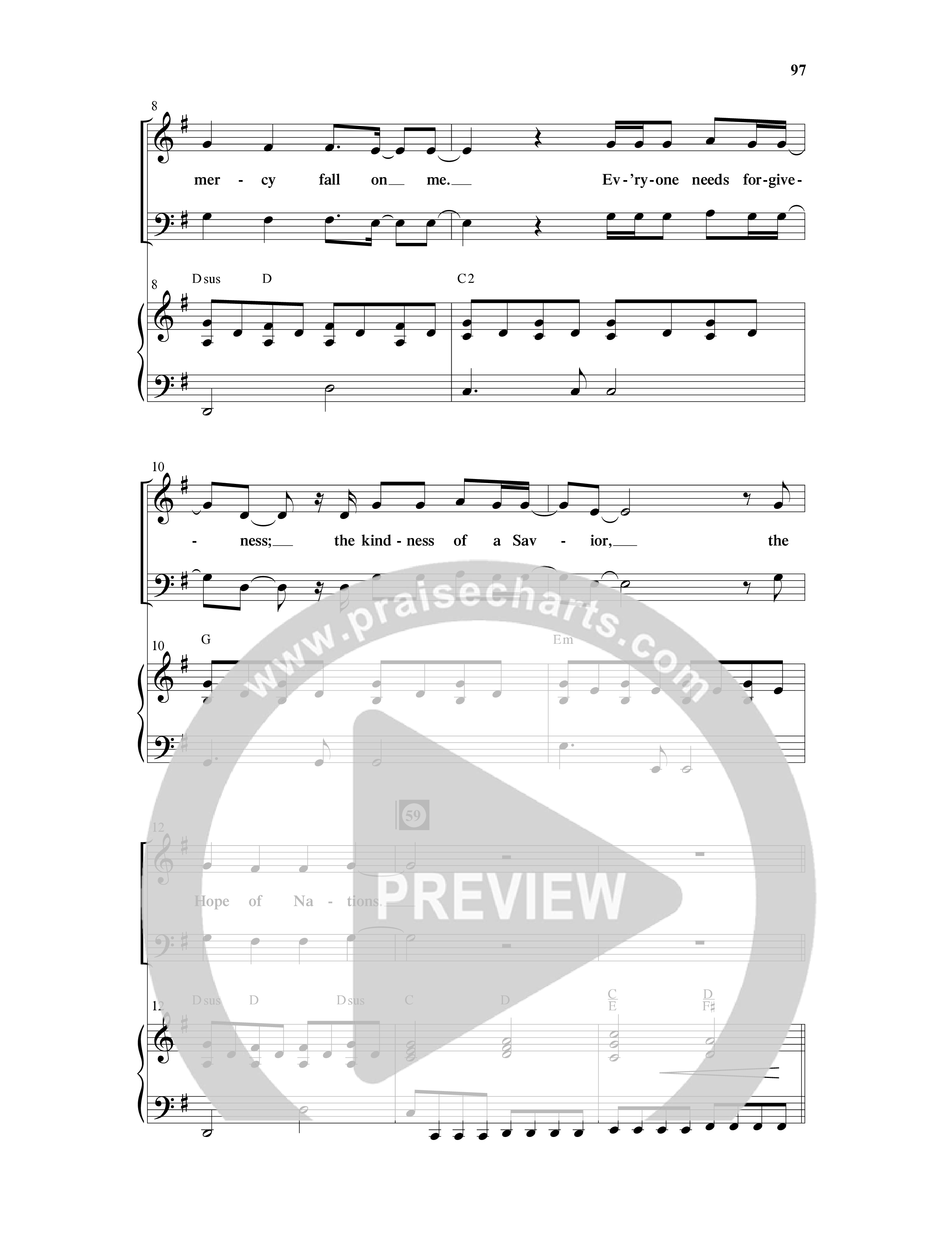 Choral Festival Favorites Vol 1 (9 Song Choral Collection) Song 8 (Piano SATB) (Word Music Choral / Arr. Marty Parks)