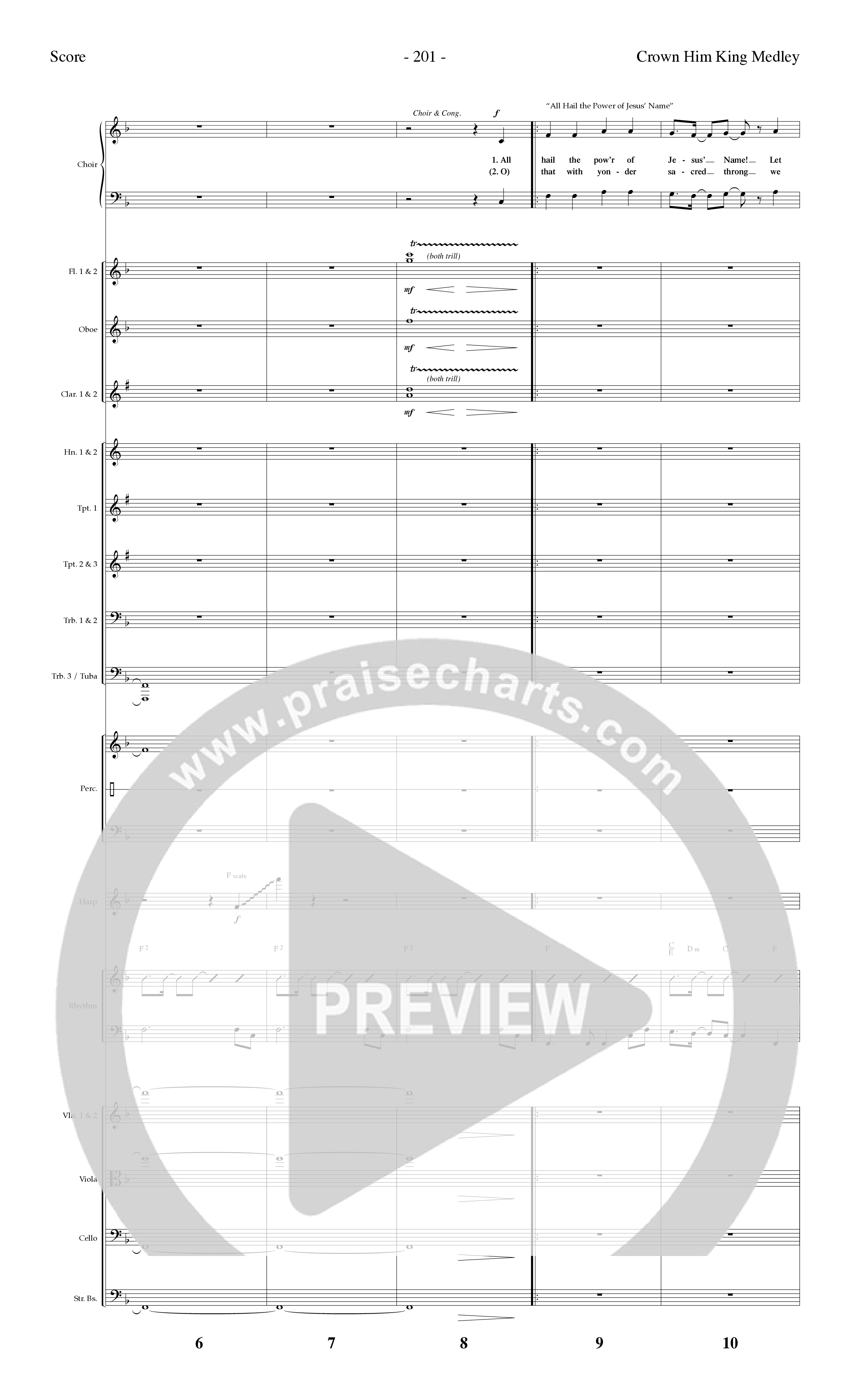 Choral Festival Favorites Vol 1 (9 Song Choral Collection) Song 9 (Orchestration) (Word Music Choral / Arr. Marty Parks)
