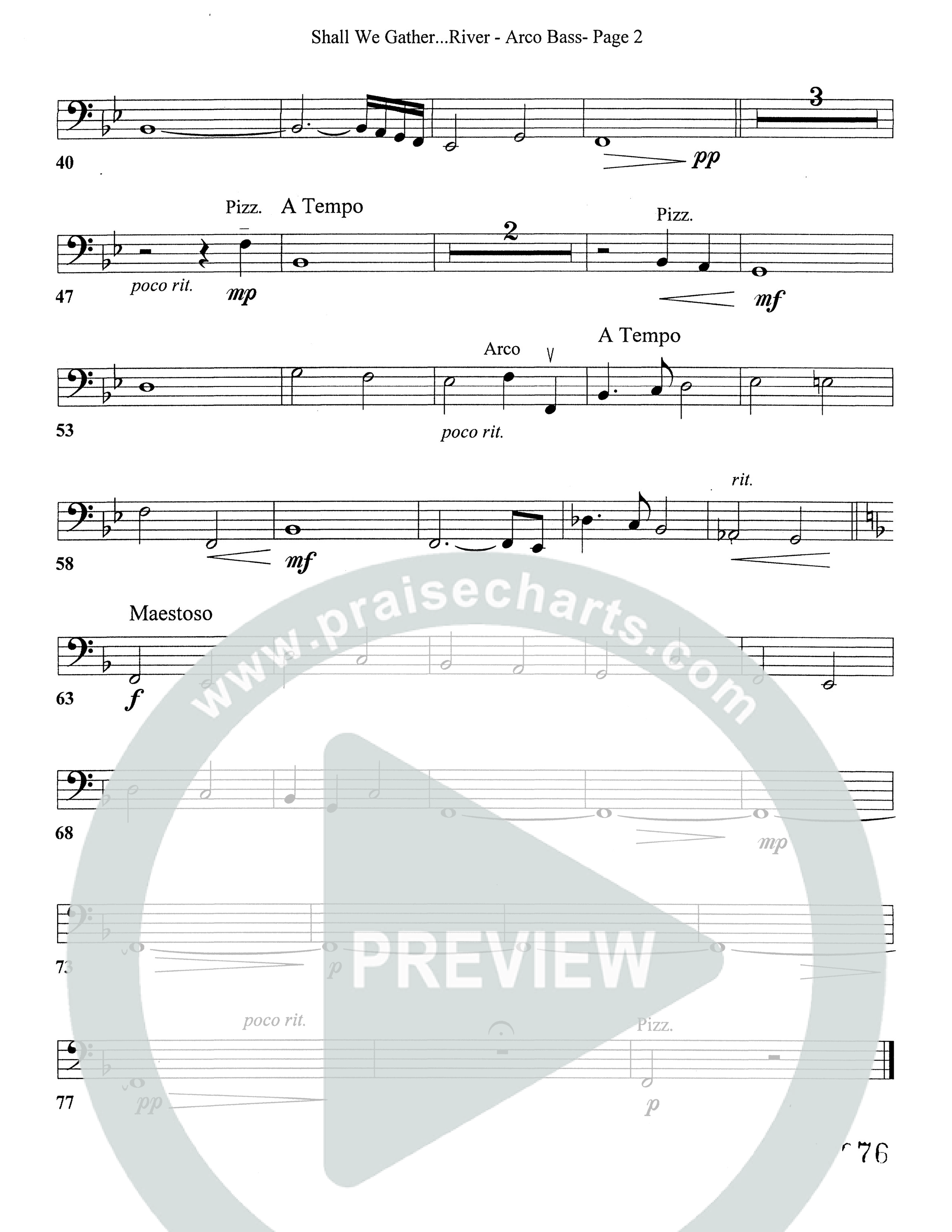 Shall We Gather At The River (Choral Anthem SATB) Bass Guitar (Word Music Choral)
