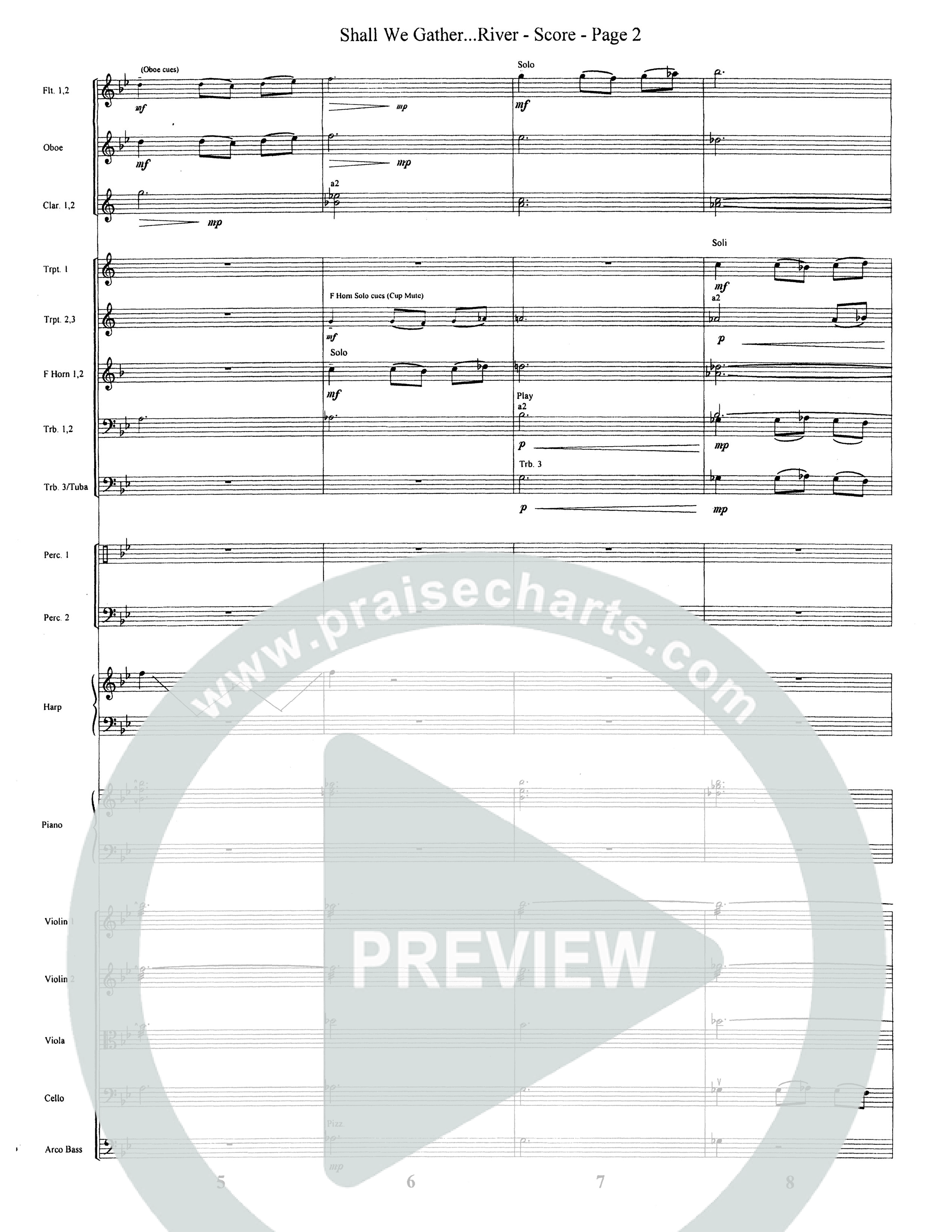 Shall We Gather At The River (Choral Anthem SATB) Orchestration (Word Music Choral)