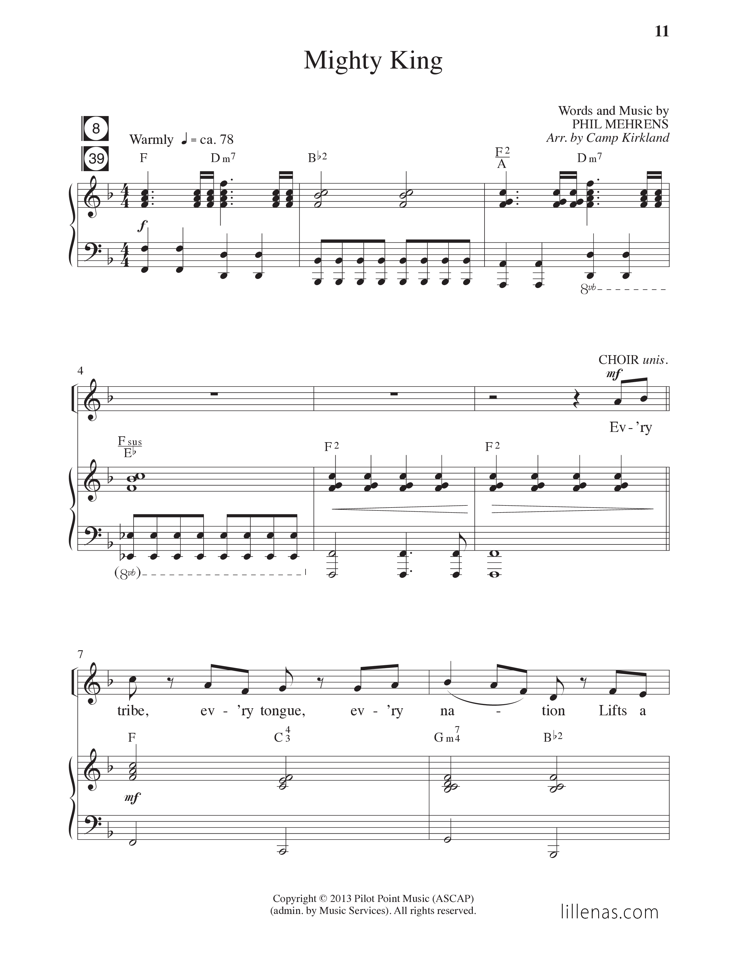 Celebrate The Risen Christ (5 Song Choral Collection) Song 2 (Piano SATB) (Lillenas Choral / Arr. Dave Clark / Arr. Nick Robertson / Arr. Camp Kirkland)