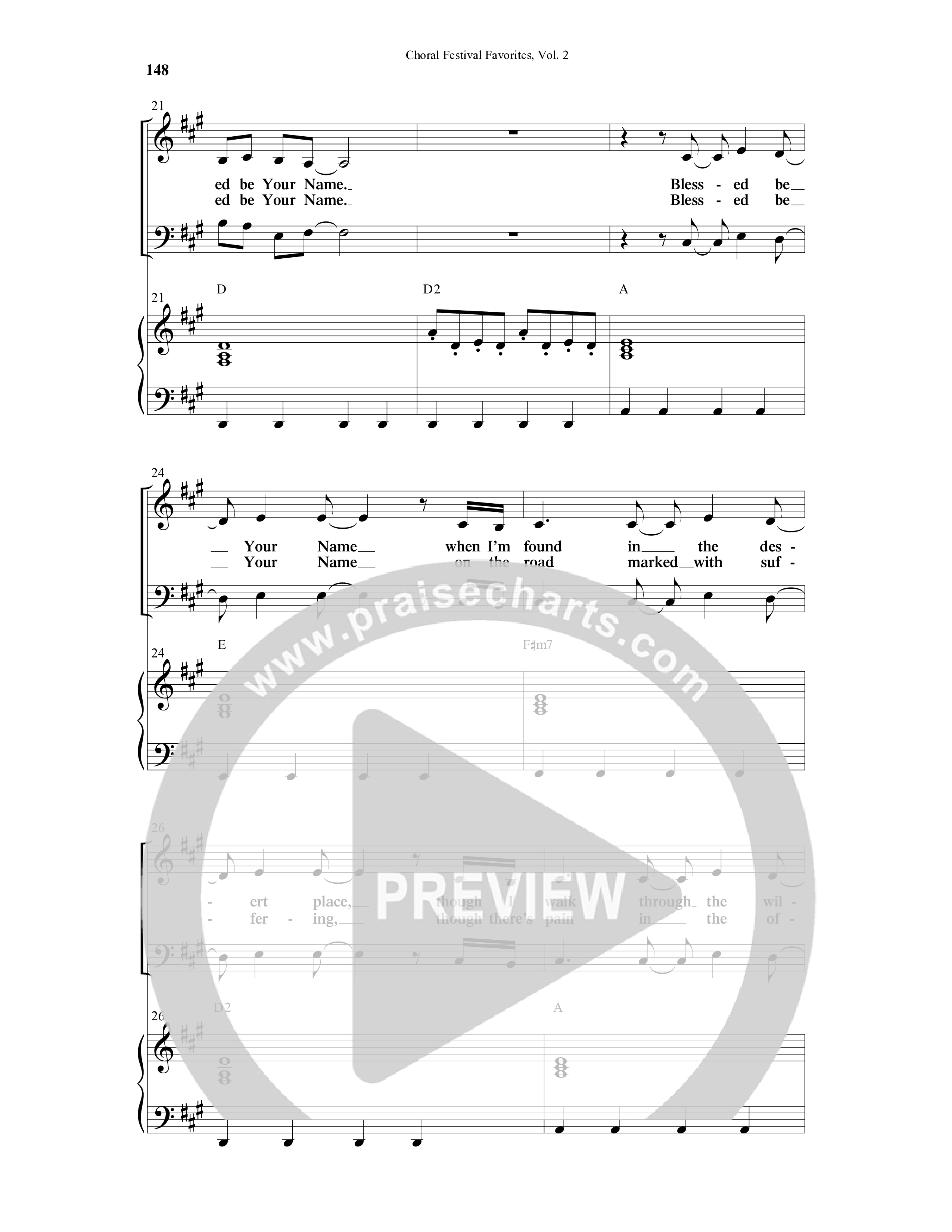 Choral Festival Favorites Vol 2 (10 Song Choral Collection) Song 10 (Piano SATB) (Word Music Choral / Arr. Marty Parks)