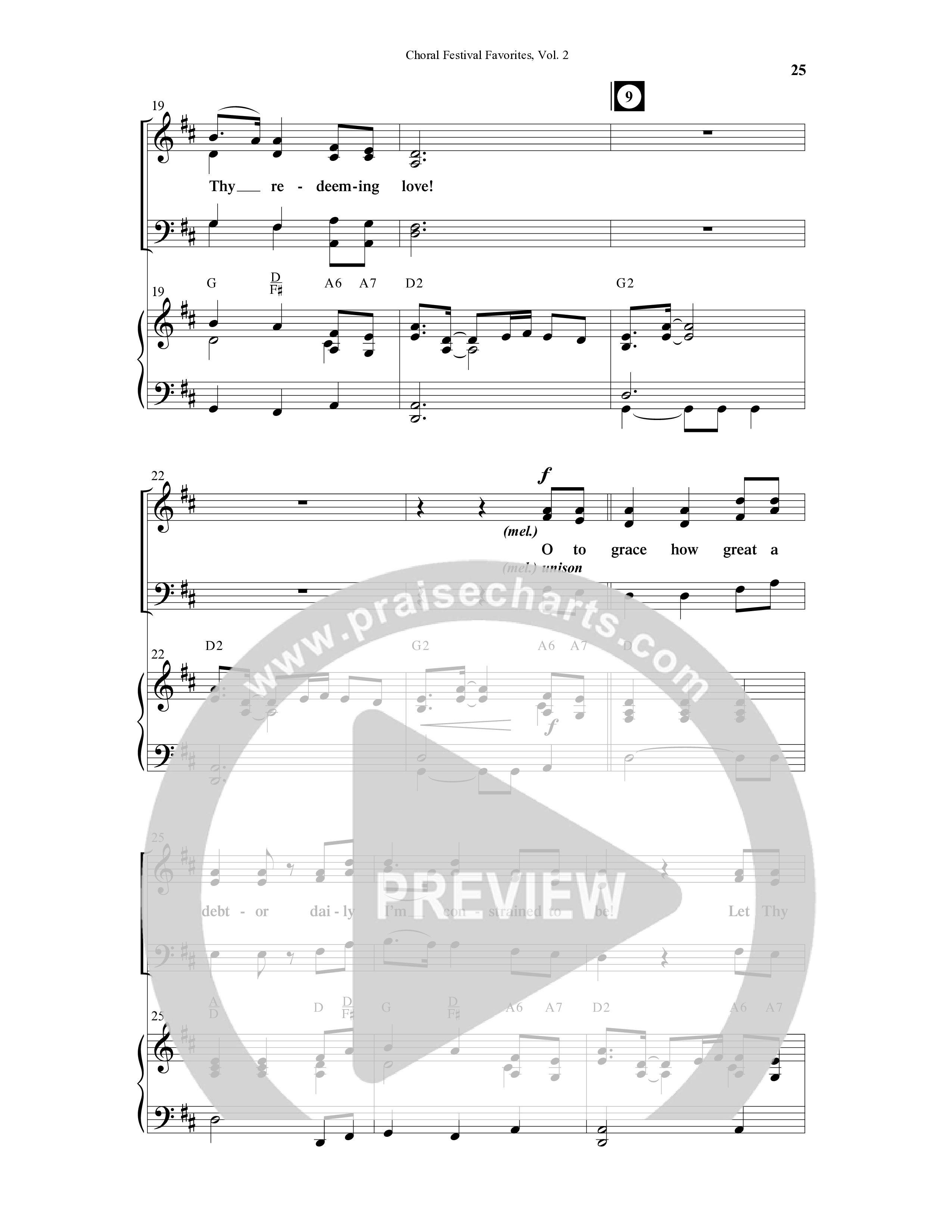 Choral Festival Favorites Vol 2 (10 Song Choral Collection) Song 2 (Piano SATB) (Word Music Choral / Arr. Marty Parks)