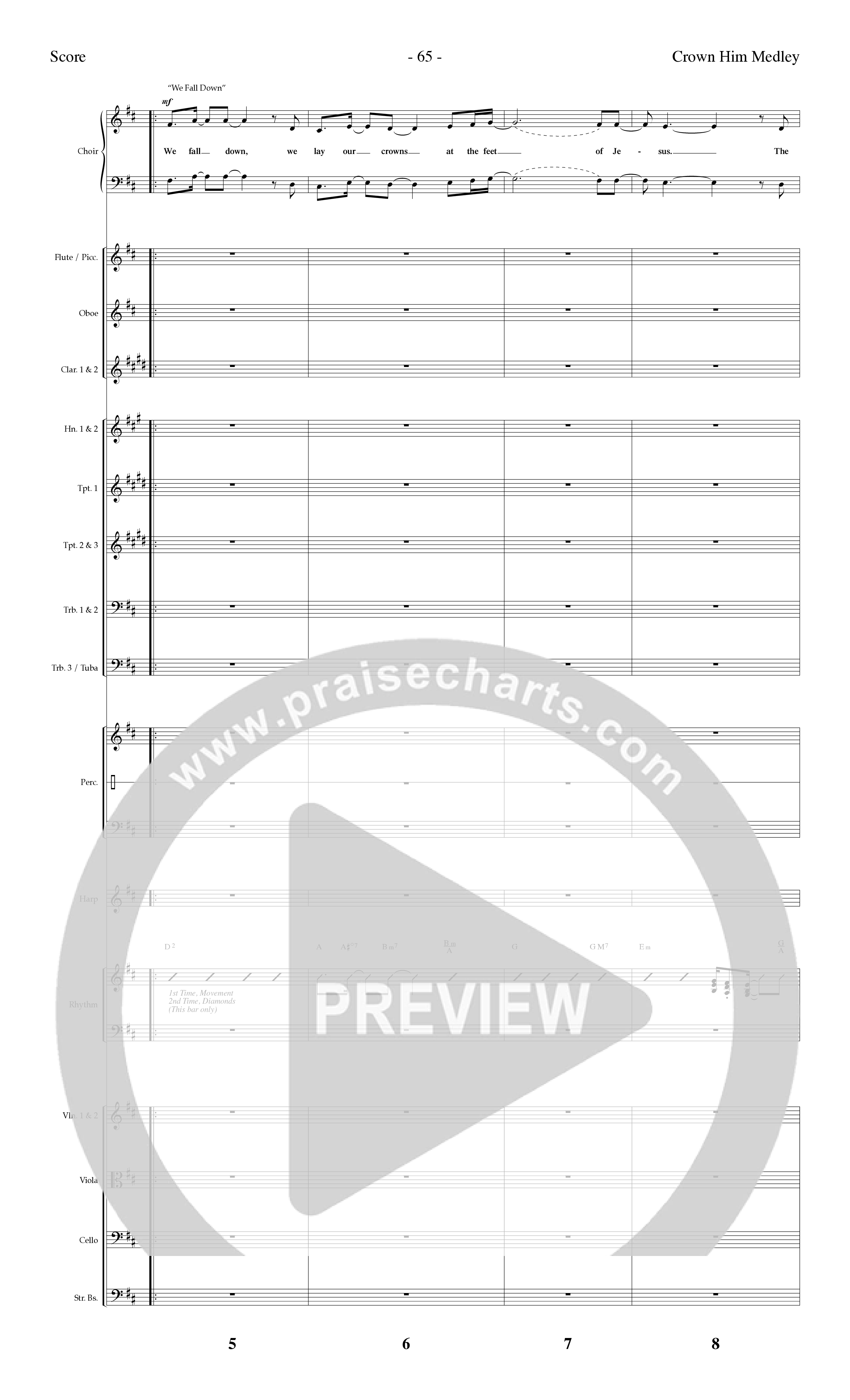 Choral Festival Favorites Vol 2 (10 Song Choral Collection) Song 3 (Orchestration) (Word Music Choral / Arr. Marty Parks)
