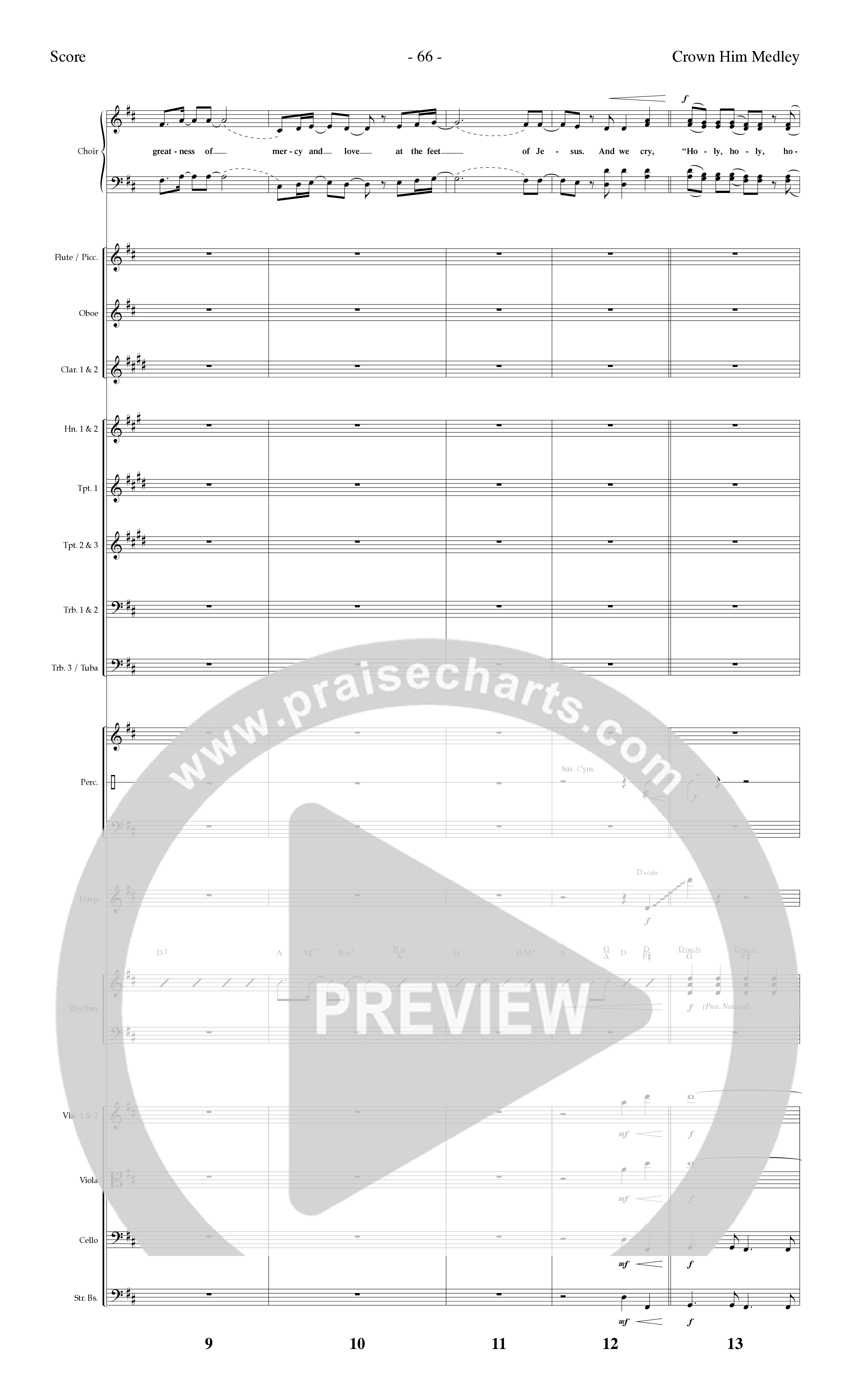 Choral Festival Favorites Vol 2 (10 Song Choral Collection) Song 3 (Orchestration) (Word Music Choral / Arr. Marty Parks)
