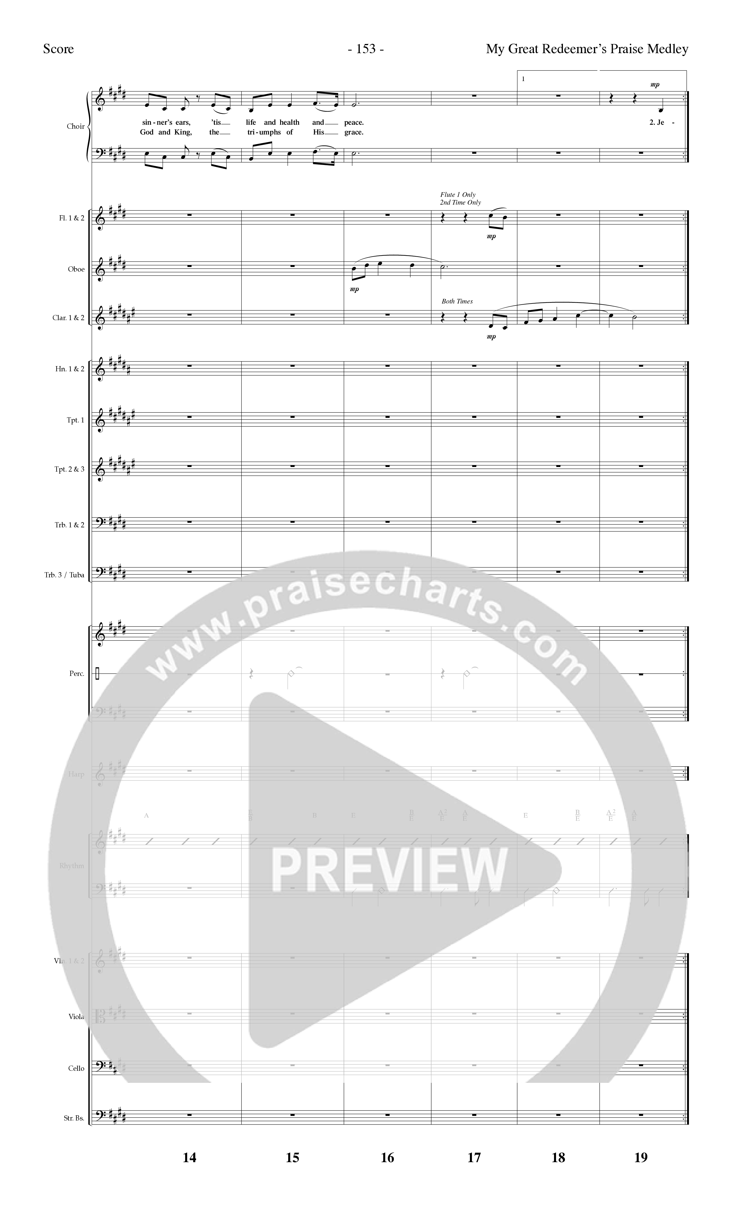 Choral Festival Favorites Vol 2 (10 Song Choral Collection) Song 6 (Orchestration) (Word Music Choral / Arr. Marty Parks)