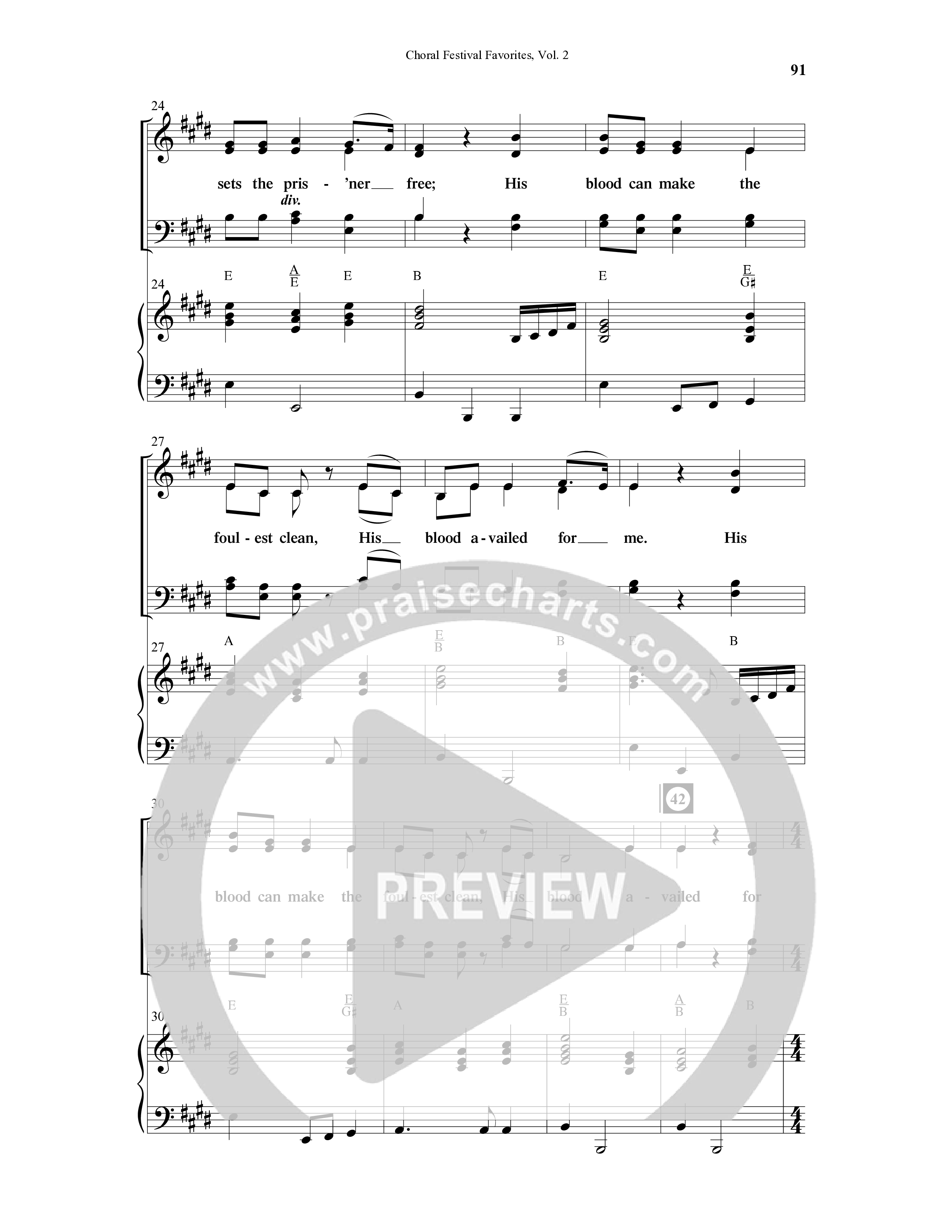 Choral Festival Favorites Vol 2 (10 Song Choral Collection) Song 6 (Piano SATB) (Word Music Choral / Arr. Marty Parks)