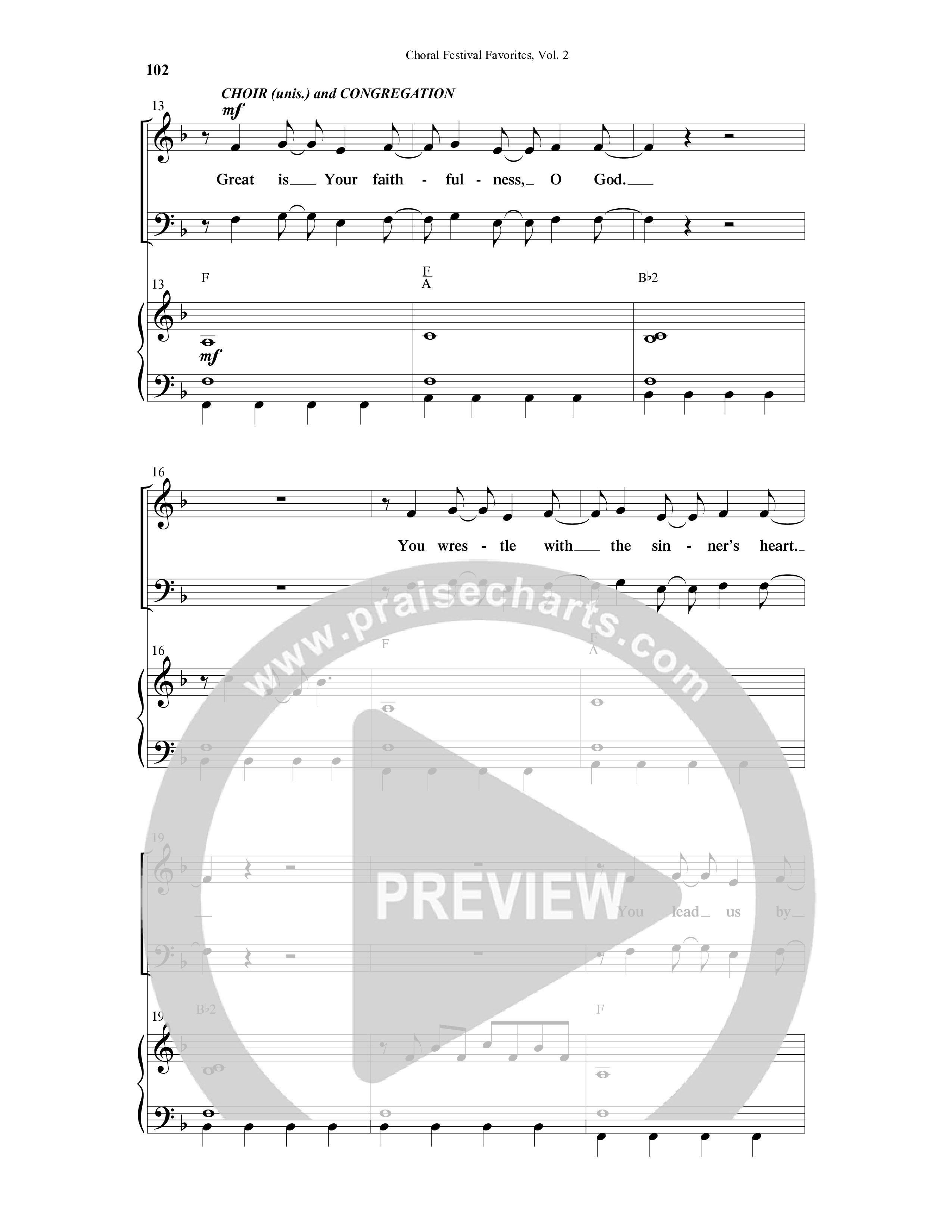 Choral Festival Favorites Vol 2 (10 Song Choral Collection) Song 7 (Piano SATB) (Word Music Choral / Arr. Marty Parks)