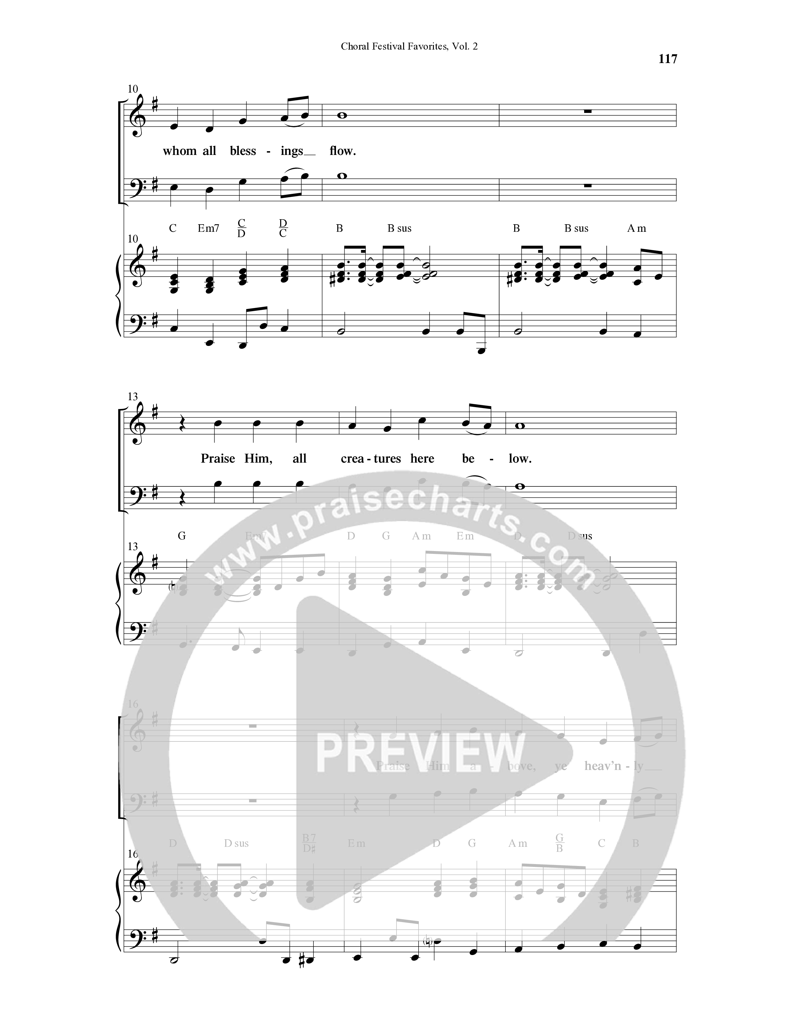 Choral Festival Favorites Vol 2 (10 Song Choral Collection) Song 8 (Piano SATB) (Word Music Choral / Arr. Marty Parks)